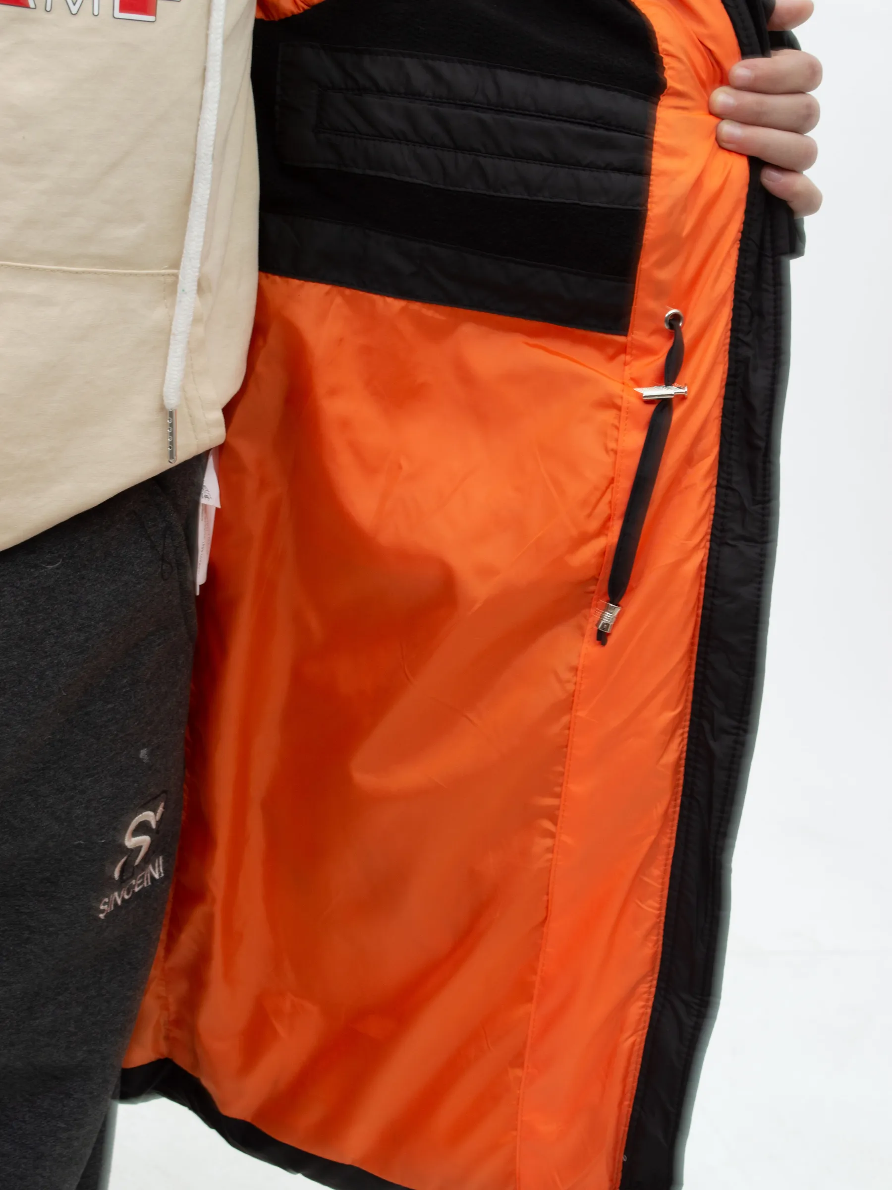 Куртка зимняя для девочки из хлопка и полиэстера