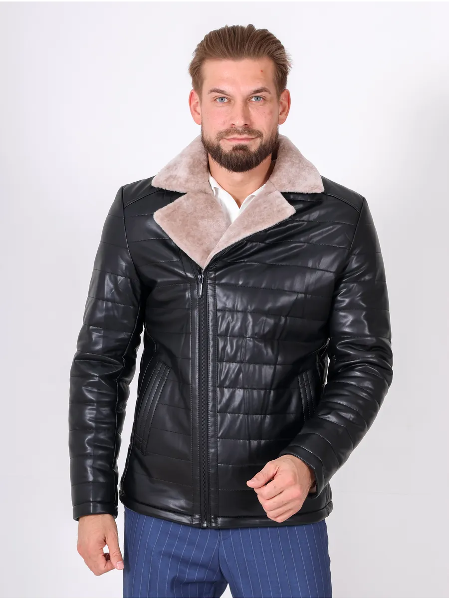 Куртка кожаная зимняя на меху/дубленка