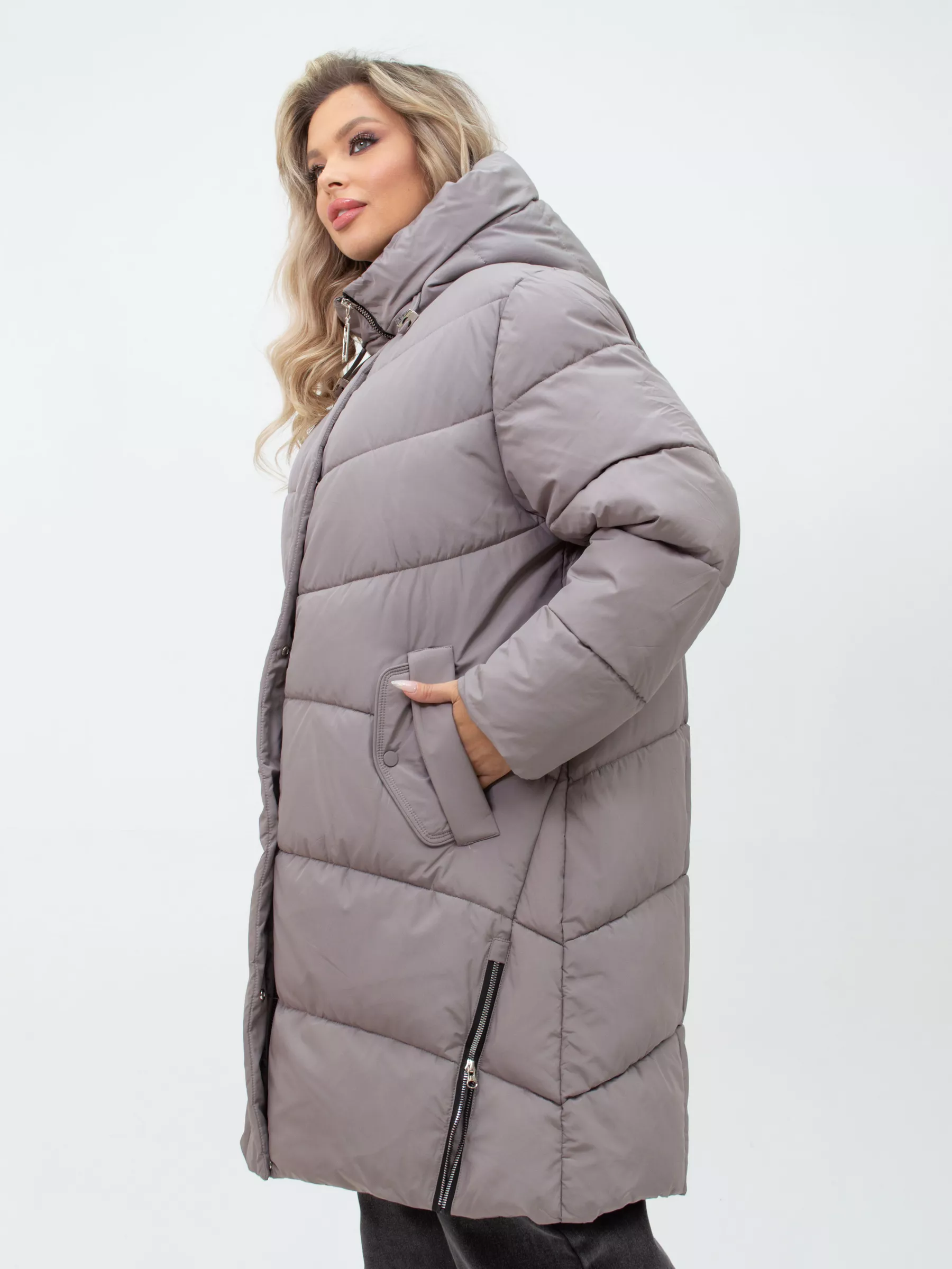 Куртка зимняя большого размера