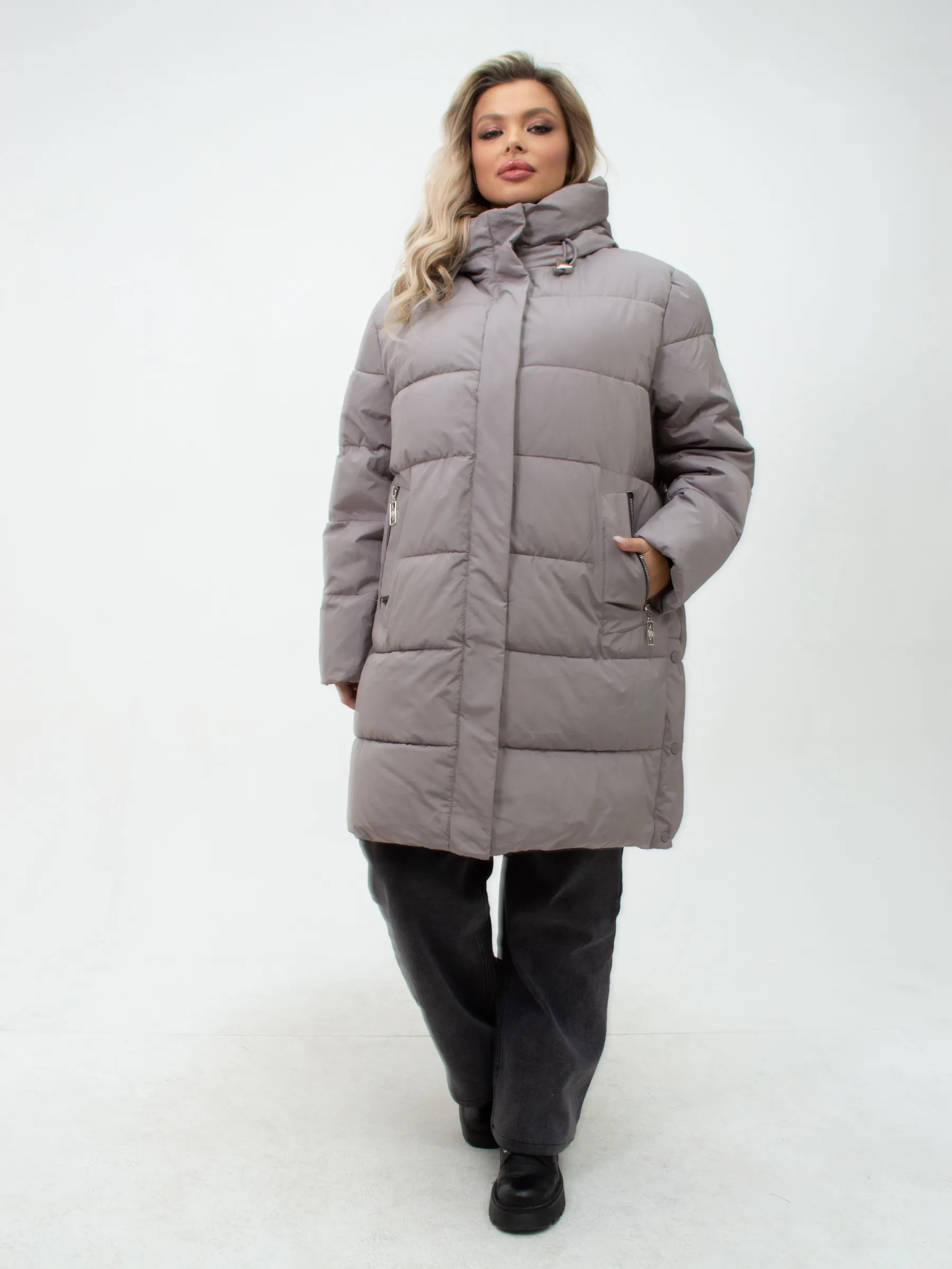 Куртка зимняя большого размера