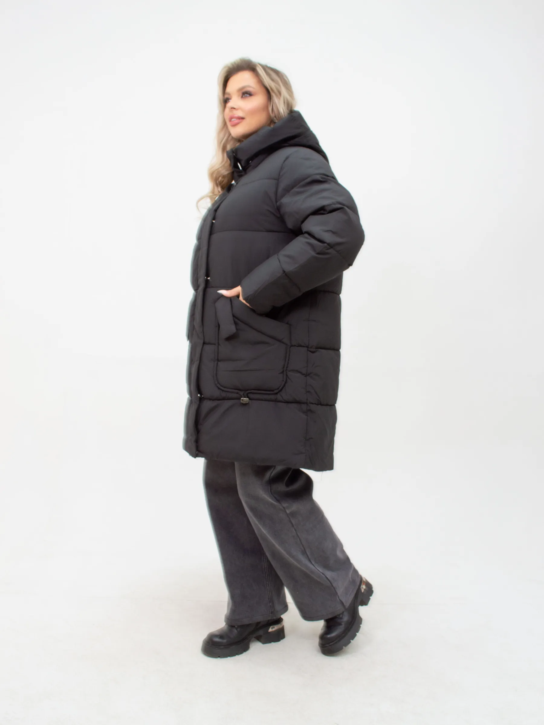 Куртка зимняя большого размера