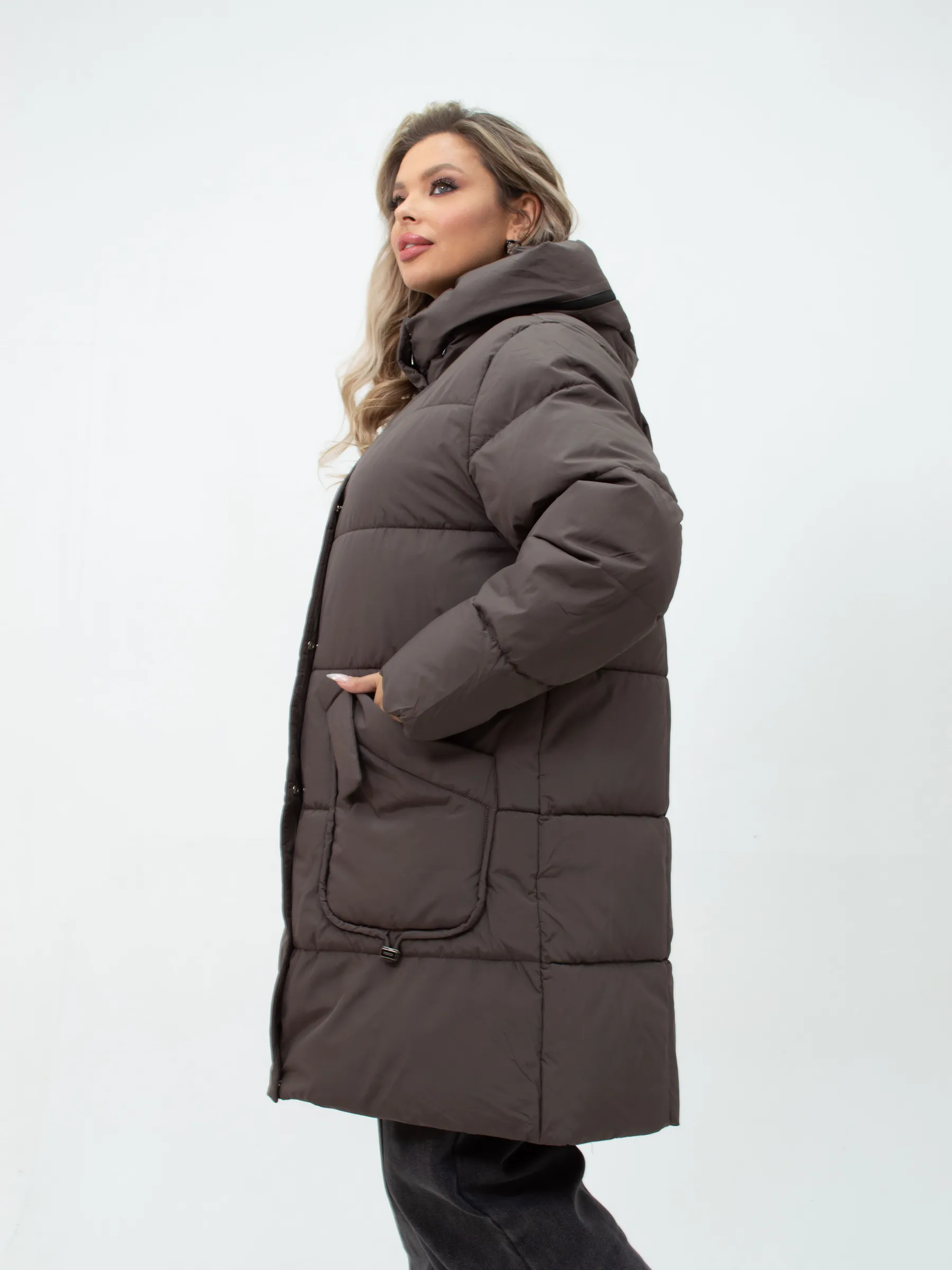 Куртка зимняя большого размера