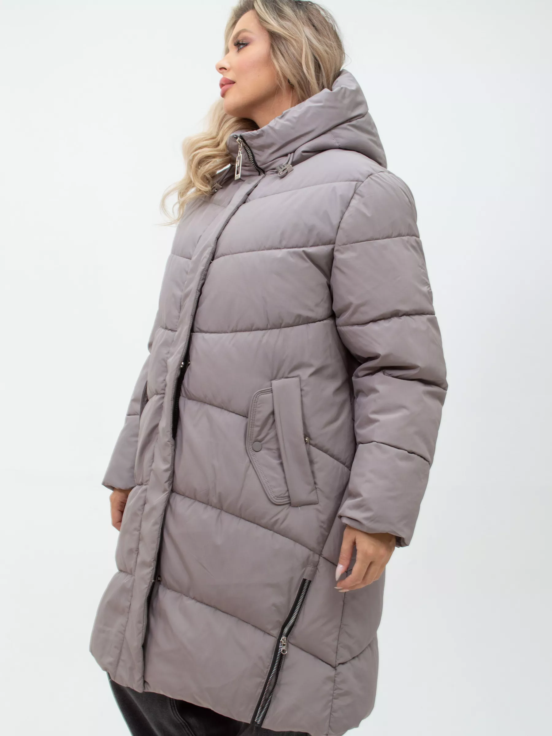 Куртка зимняя большого размера