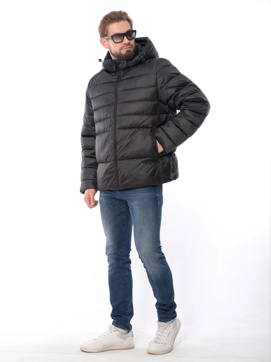 Куртка зимняя мужская короткая спортивная