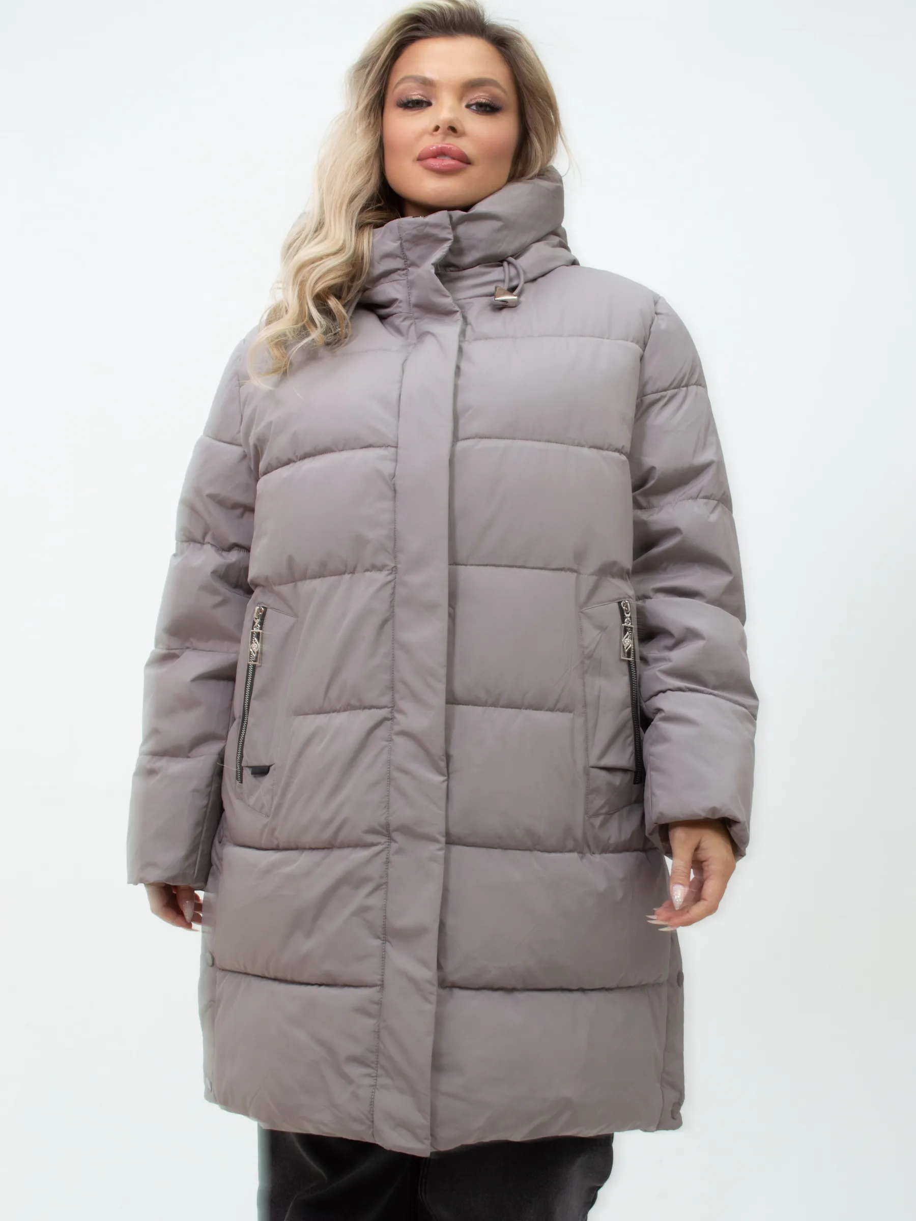 Куртка зимняя большого размера