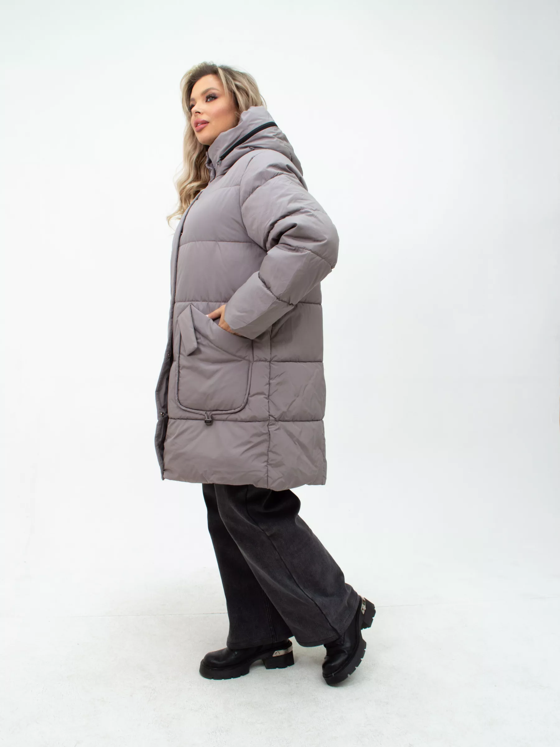 Куртка зимняя большого размера