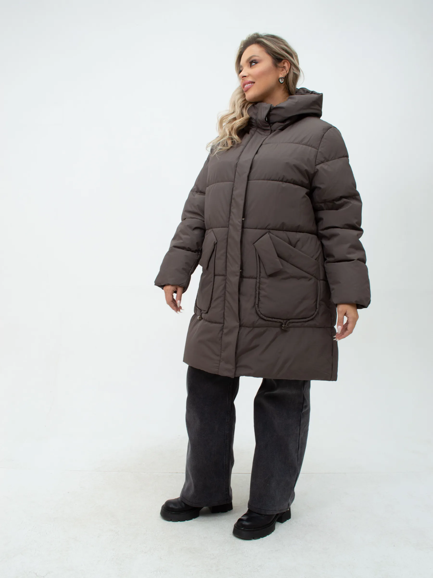 Куртка зимняя большого размера