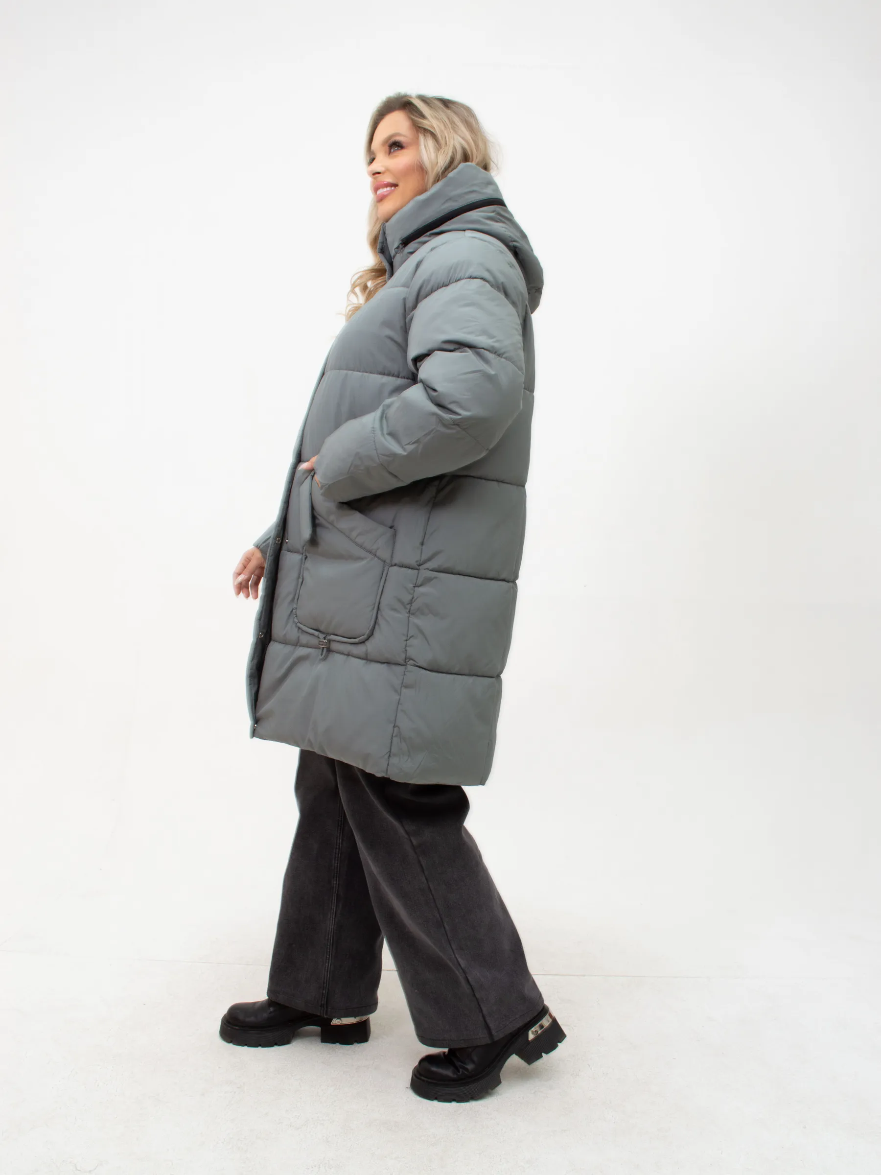 Куртка зимняя большого размера