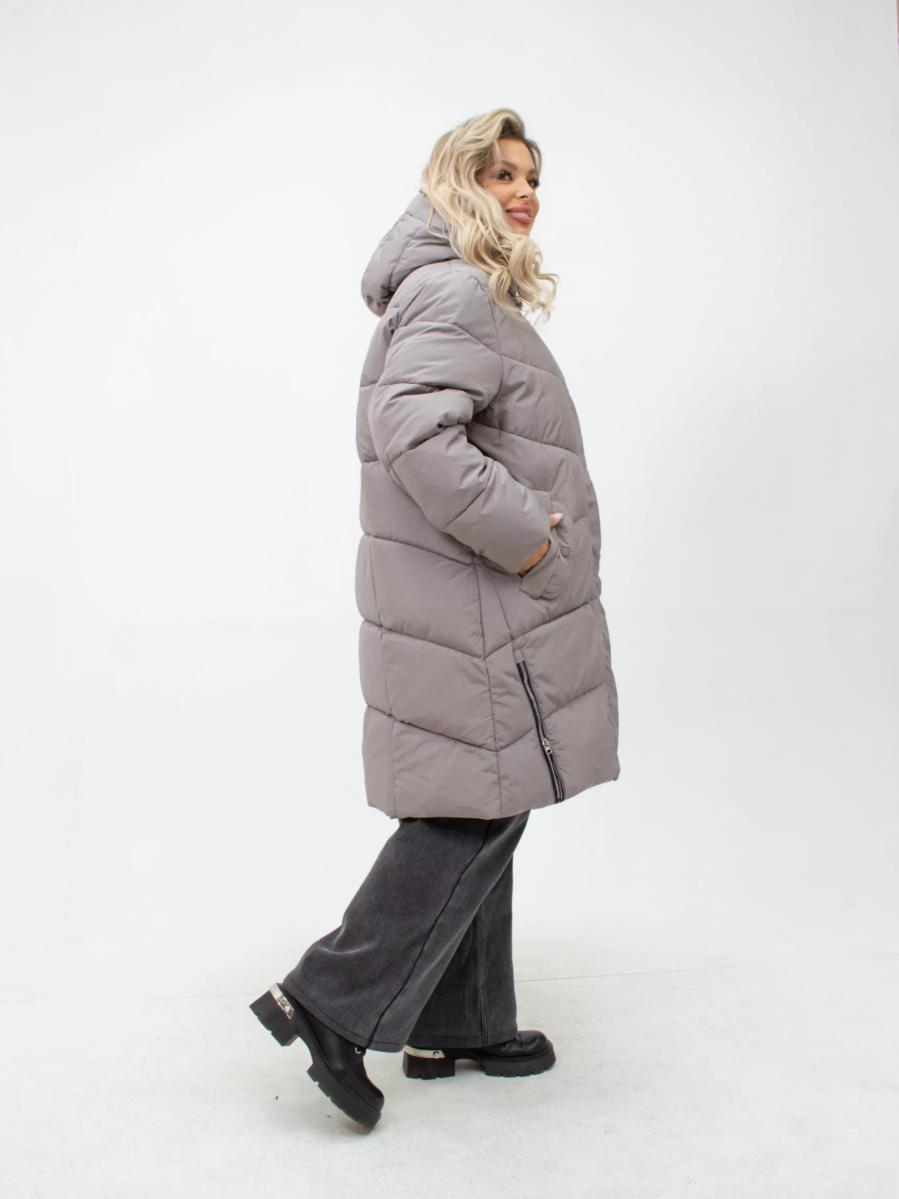 Куртка зимняя большого размера