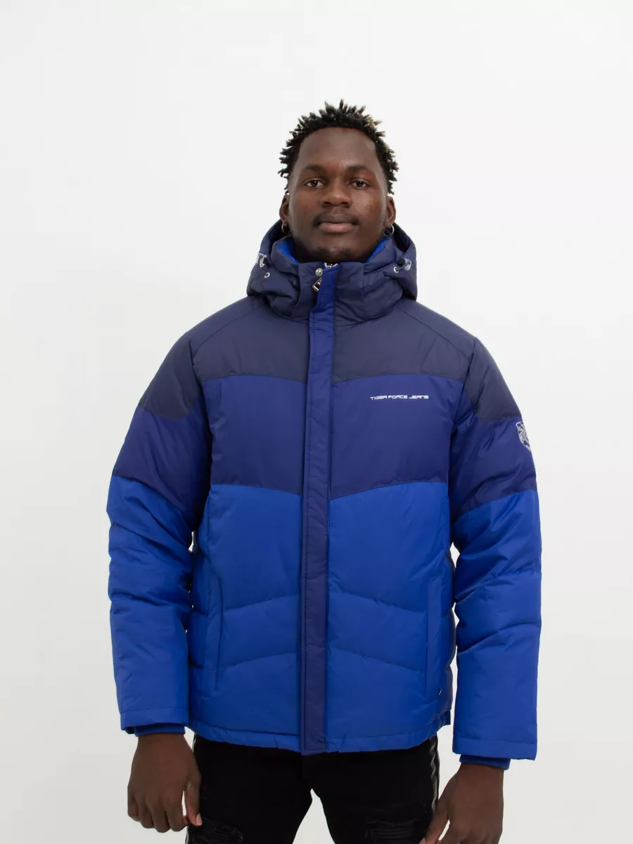 Куртка зимняя короткая с капюшоном пуховик