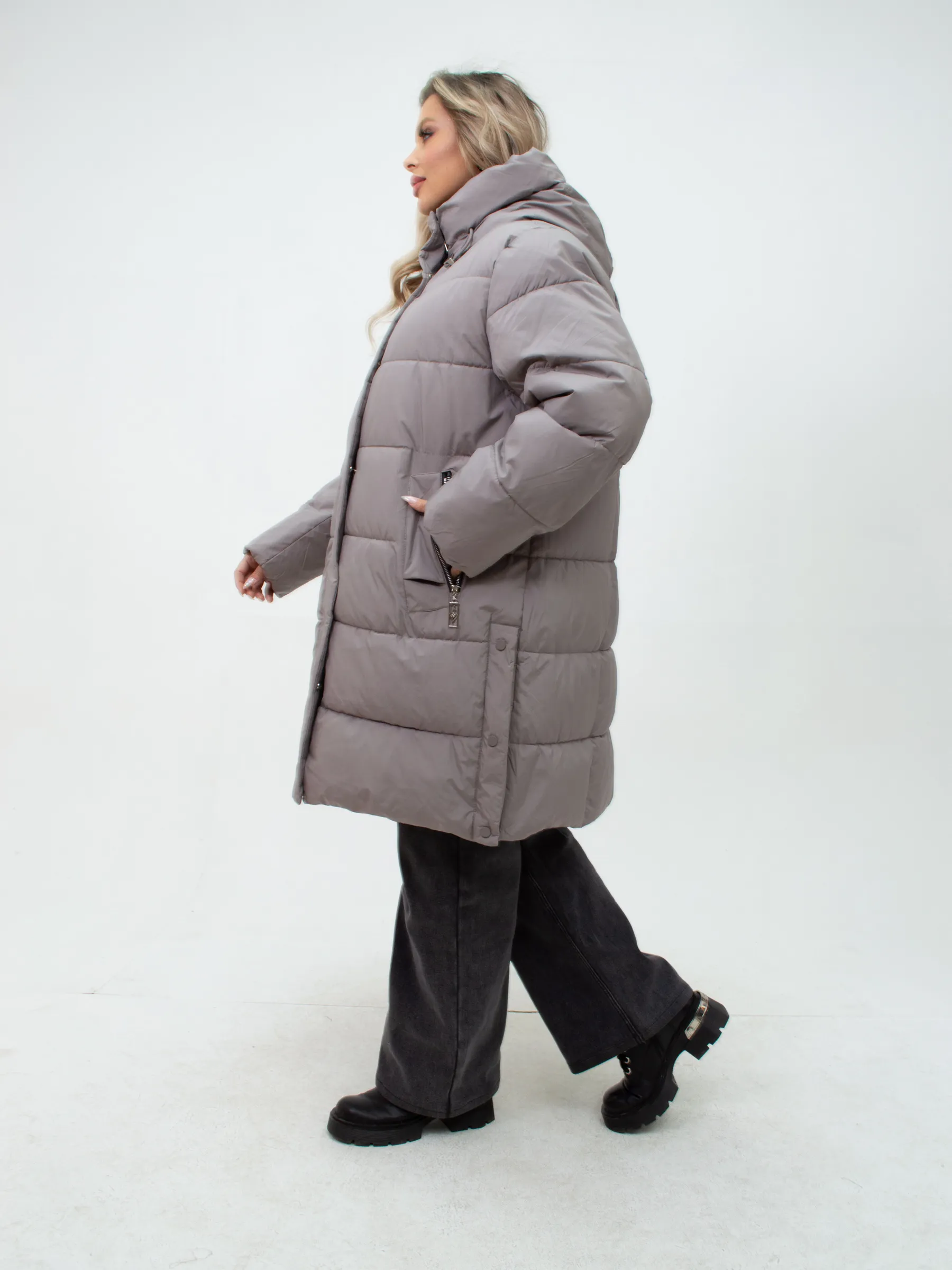 Куртка зимняя большого размера