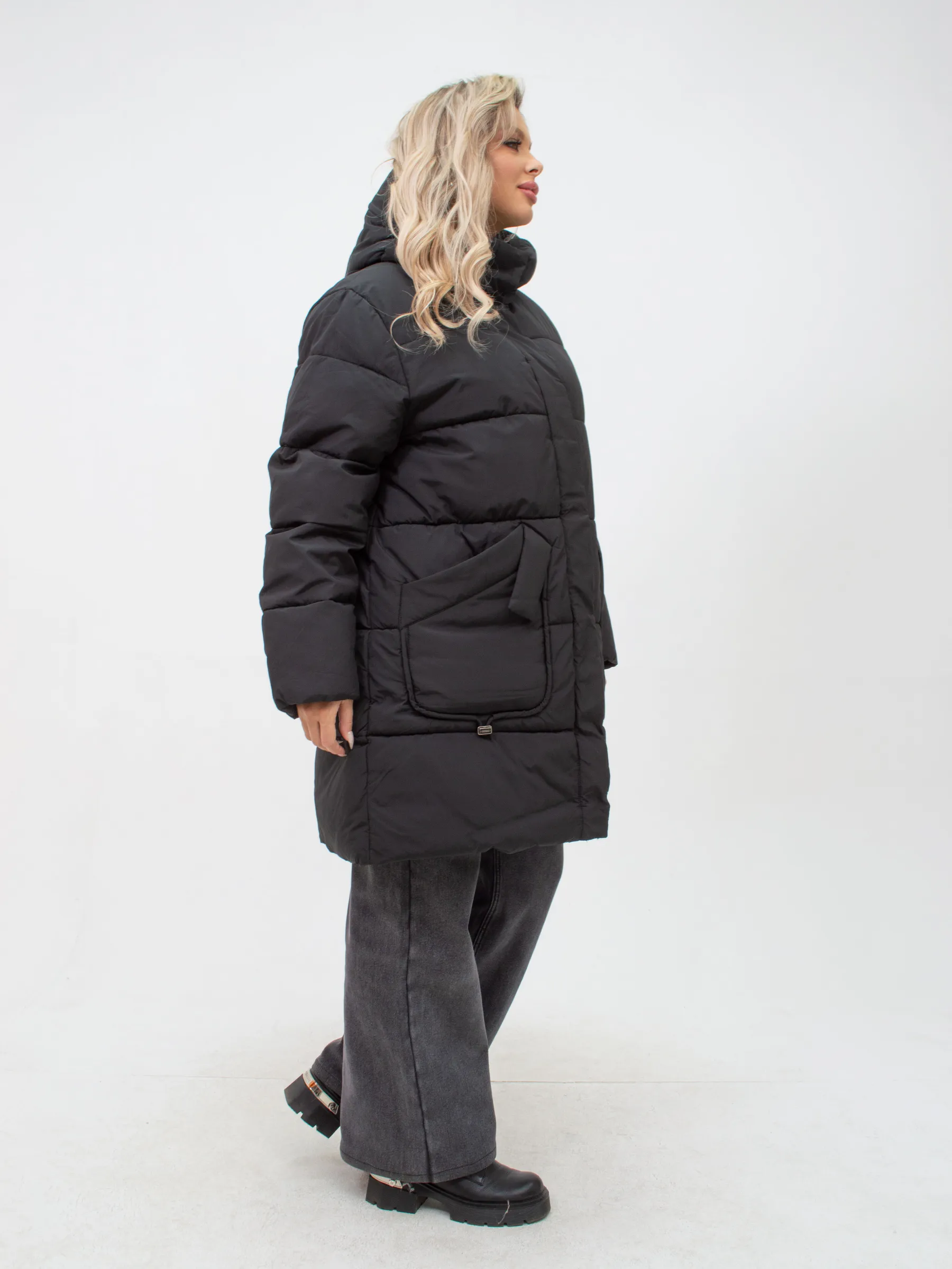 Куртка зимняя большого размера