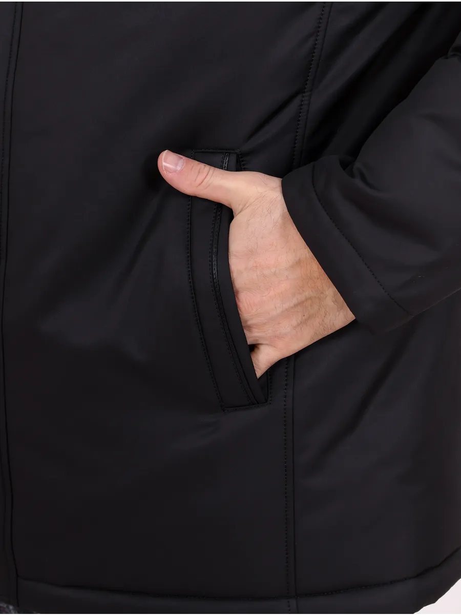 Куртка зимняя классическая с натуральным мехом