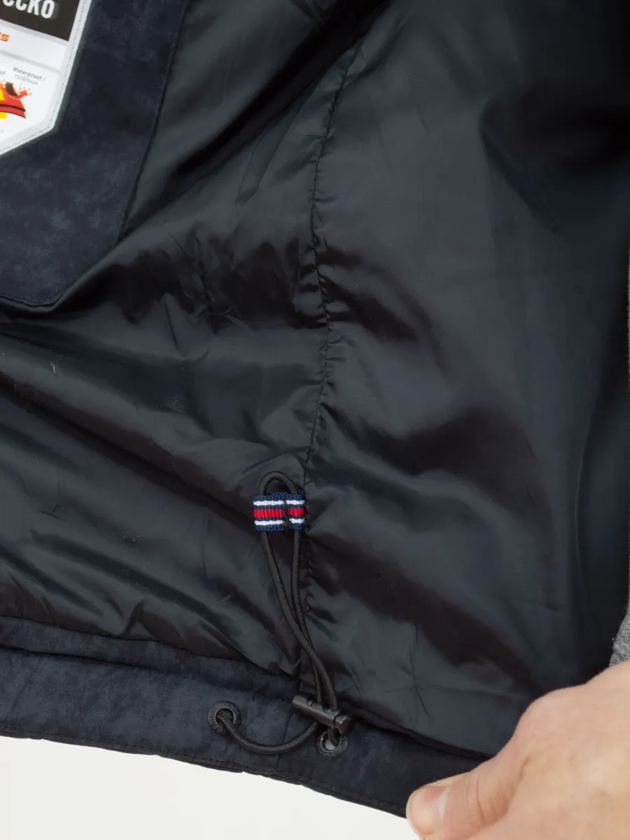 Куртка мужская зимняя короткая с капюшоном