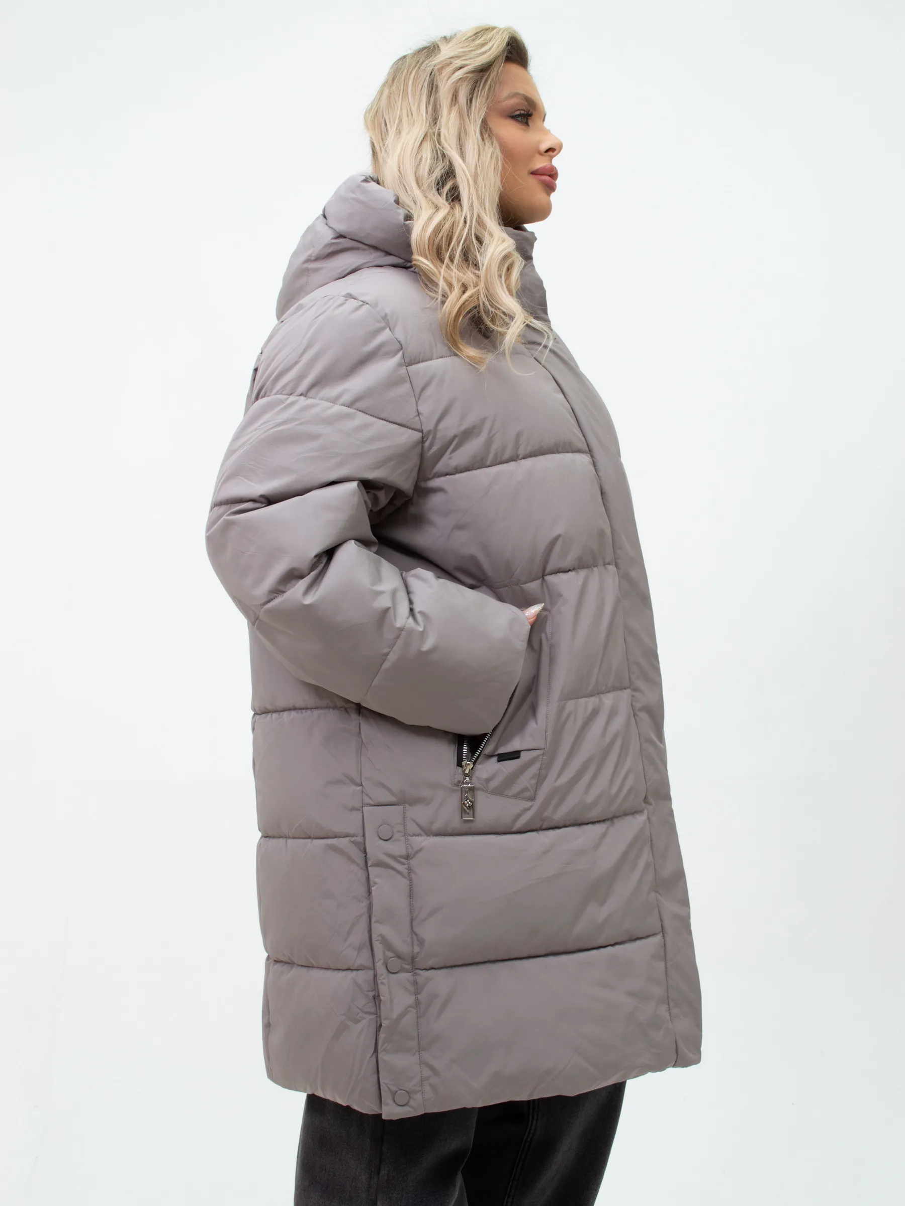 Куртка зимняя большого размера