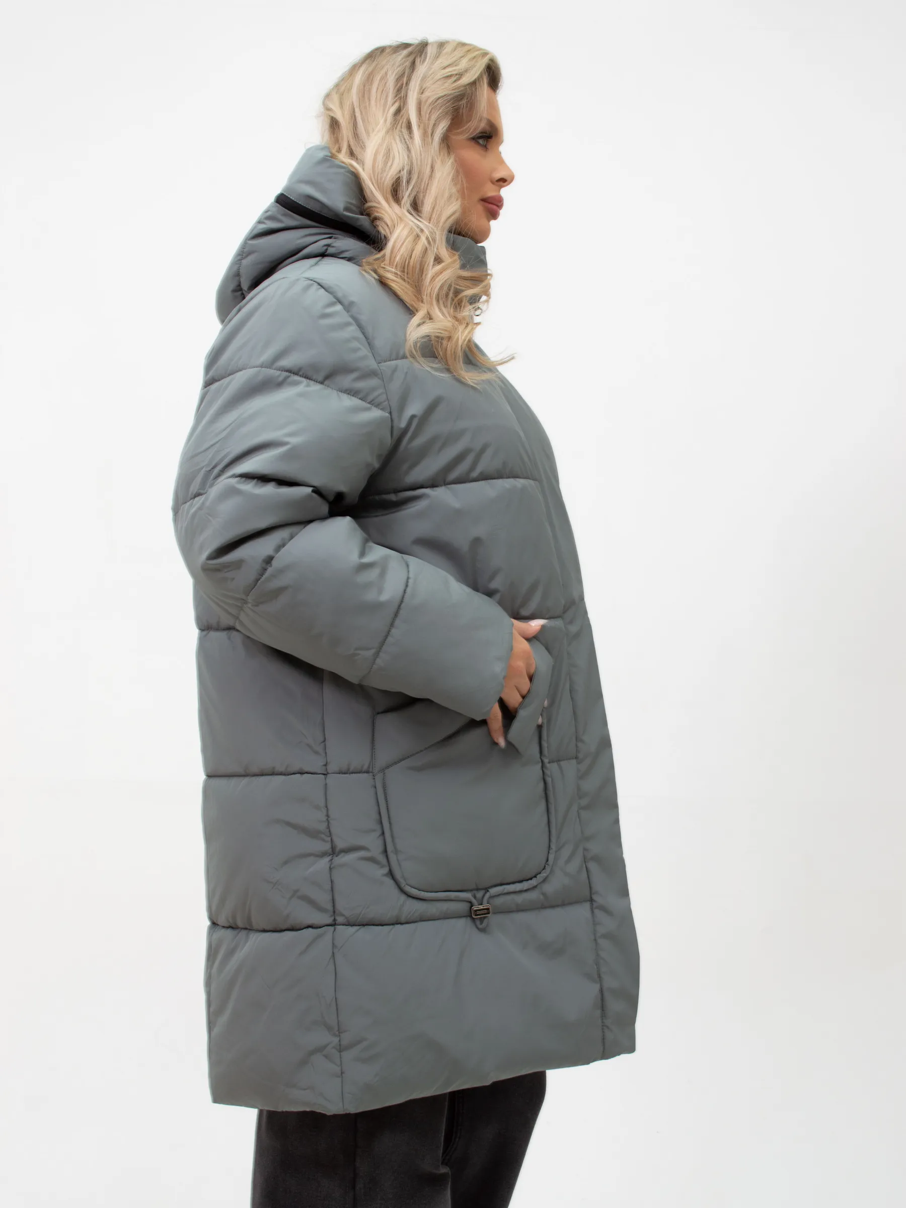 Куртка зимняя большого размера