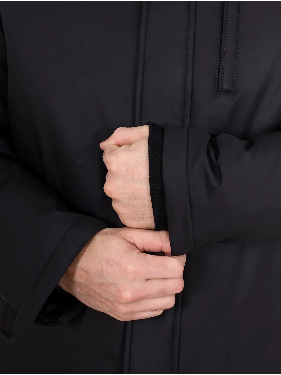 Куртка зимняя классическая с натуральным мехом