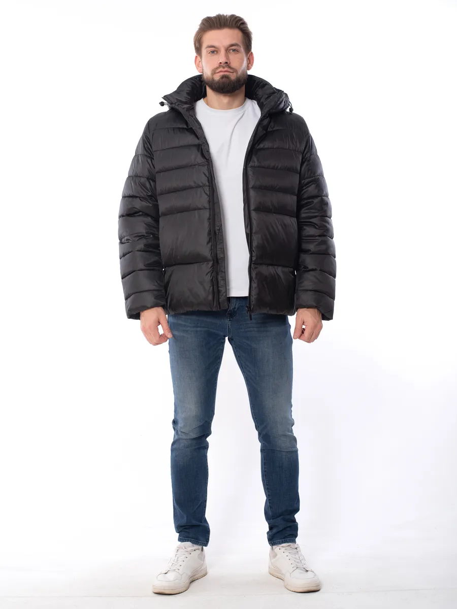 Куртка зимняя мужская короткая спортивная