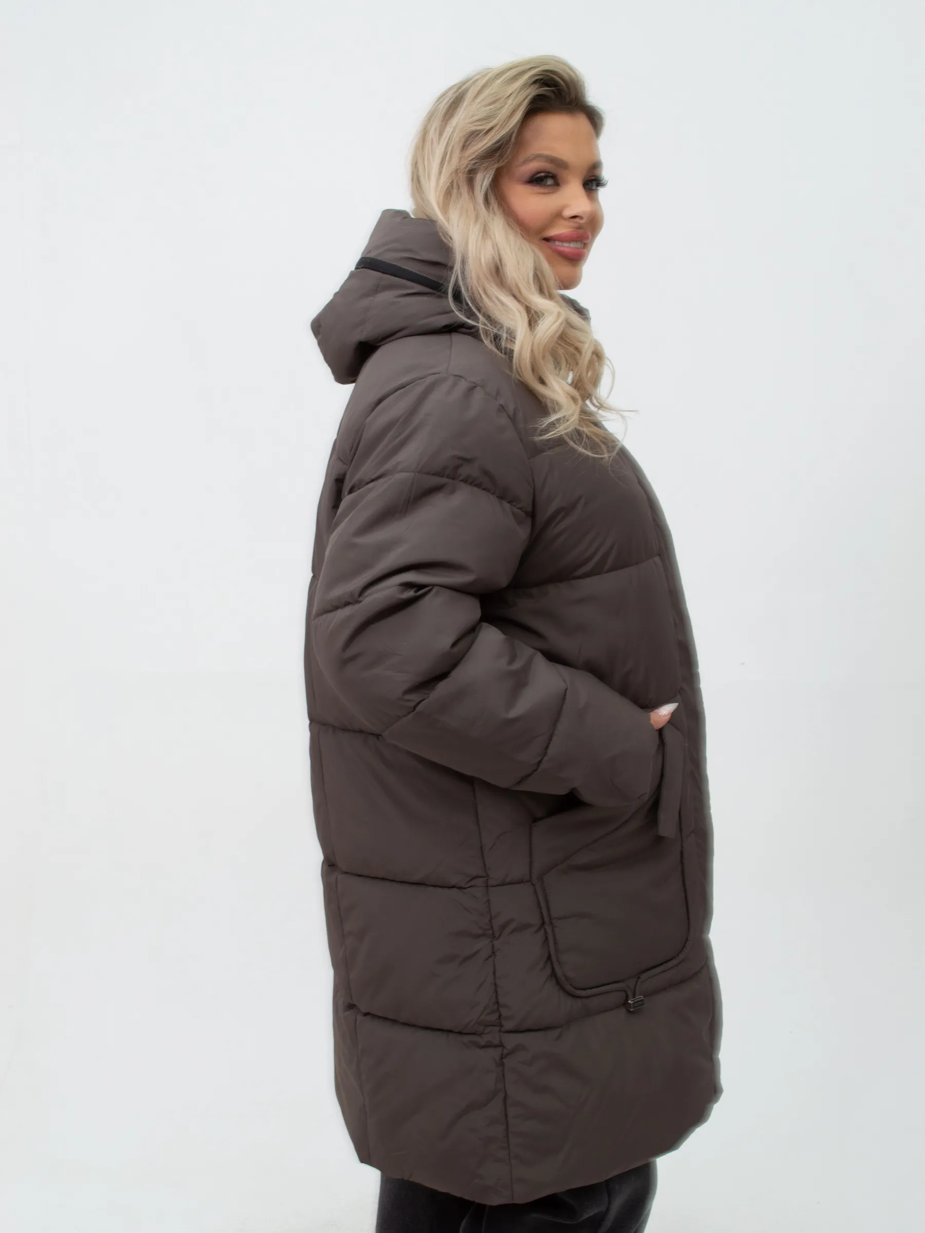 Куртка зимняя большого размера