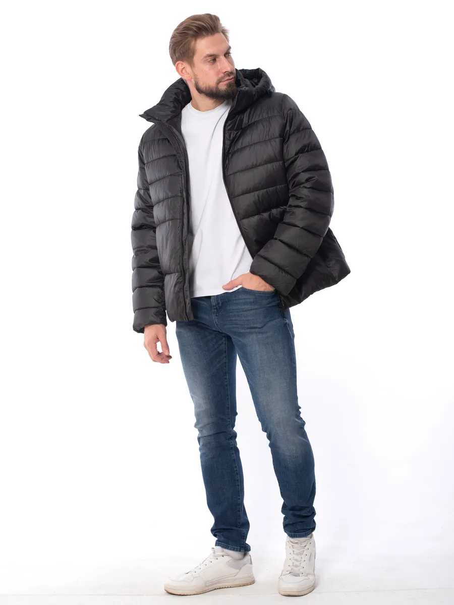 Куртка зимняя мужская короткая спортивная