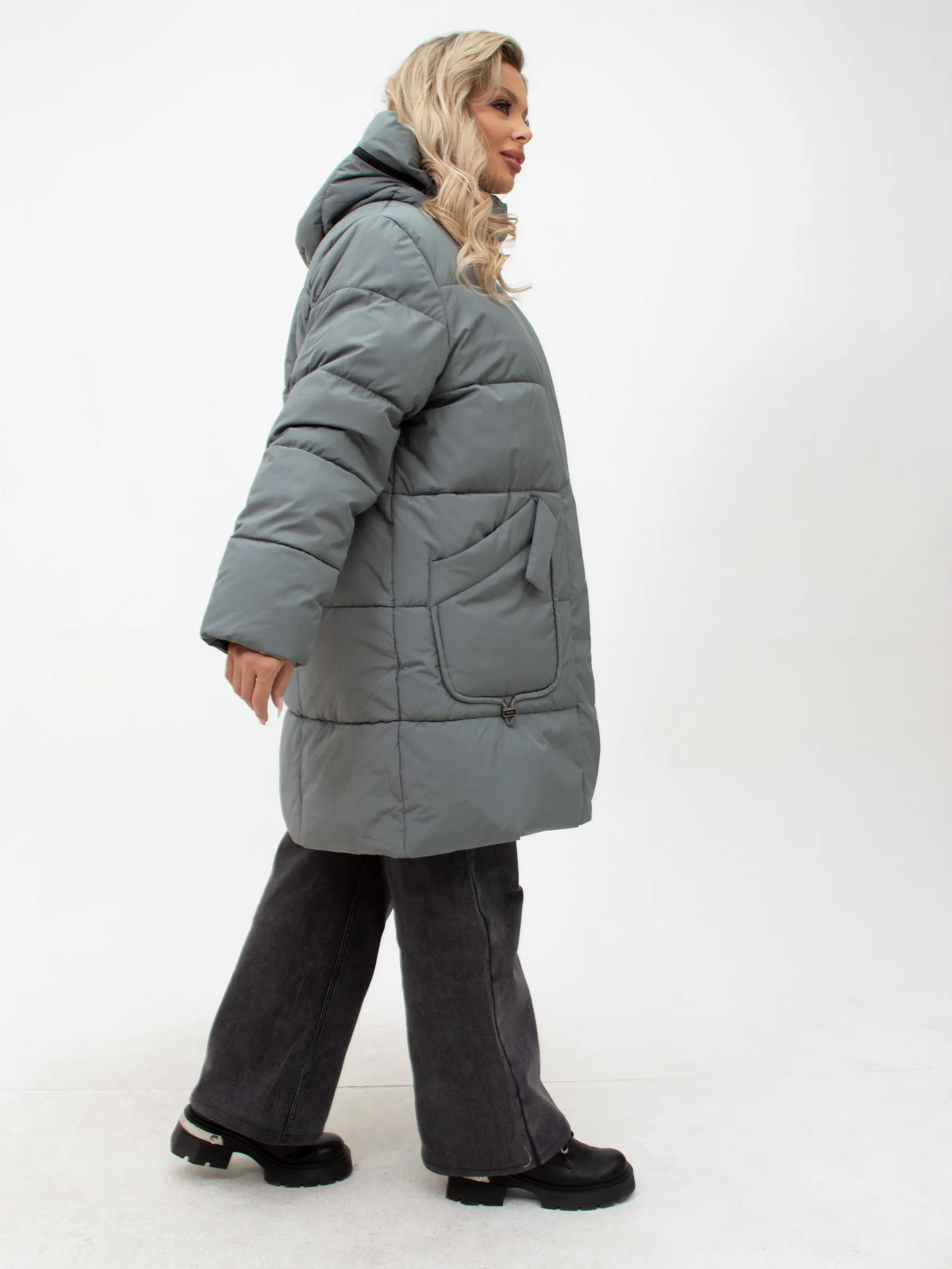 Куртка зимняя большого размера