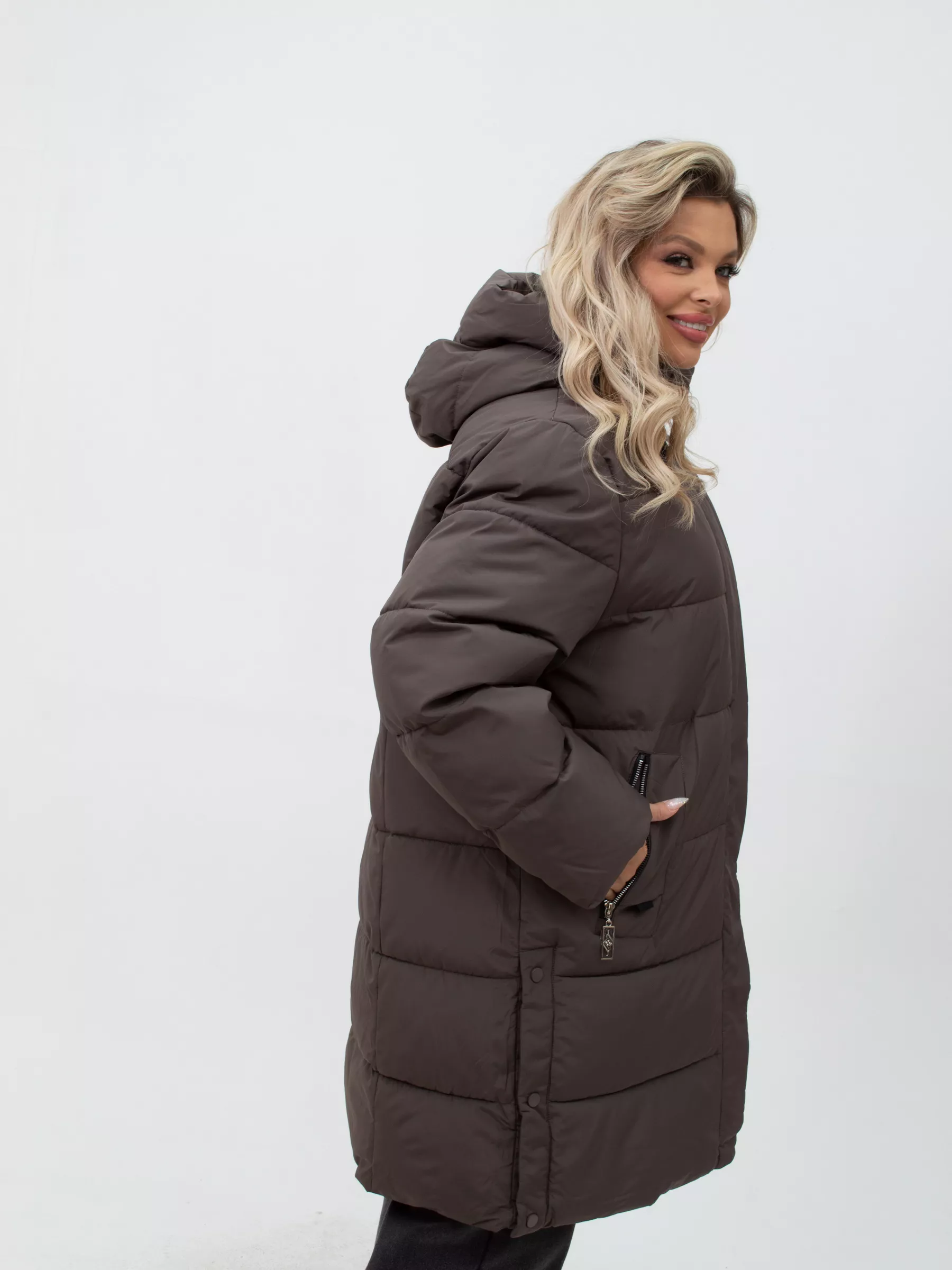 Куртка зимняя большого размера