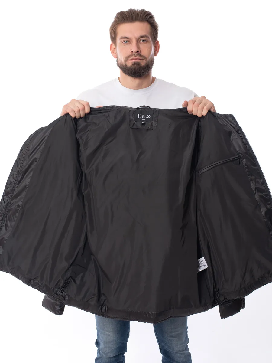 Куртка зимняя мужская короткая спортивная