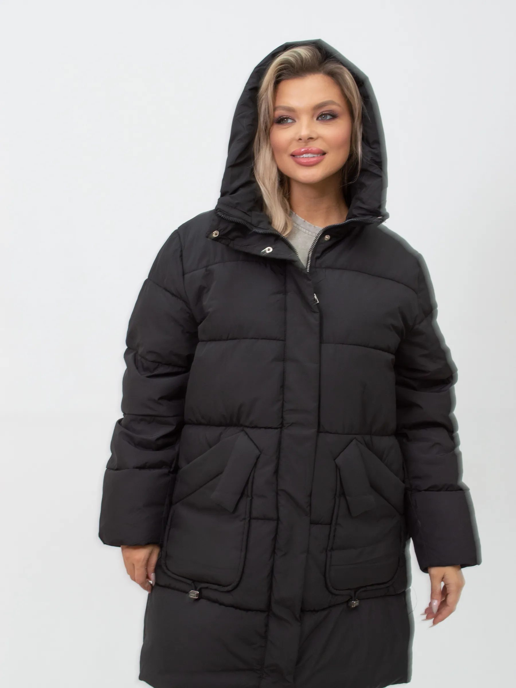 Куртка зимняя большого размера