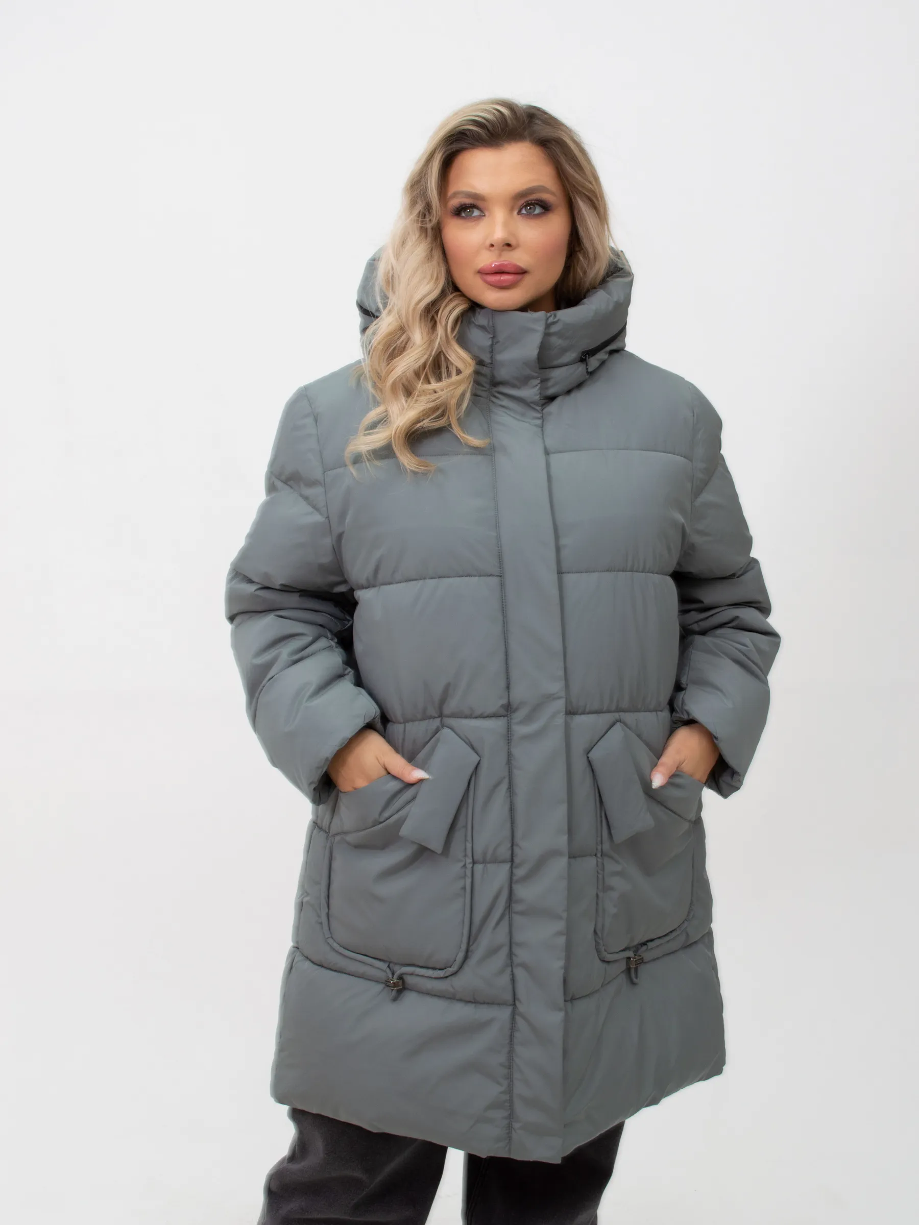 Куртка зимняя большого размера