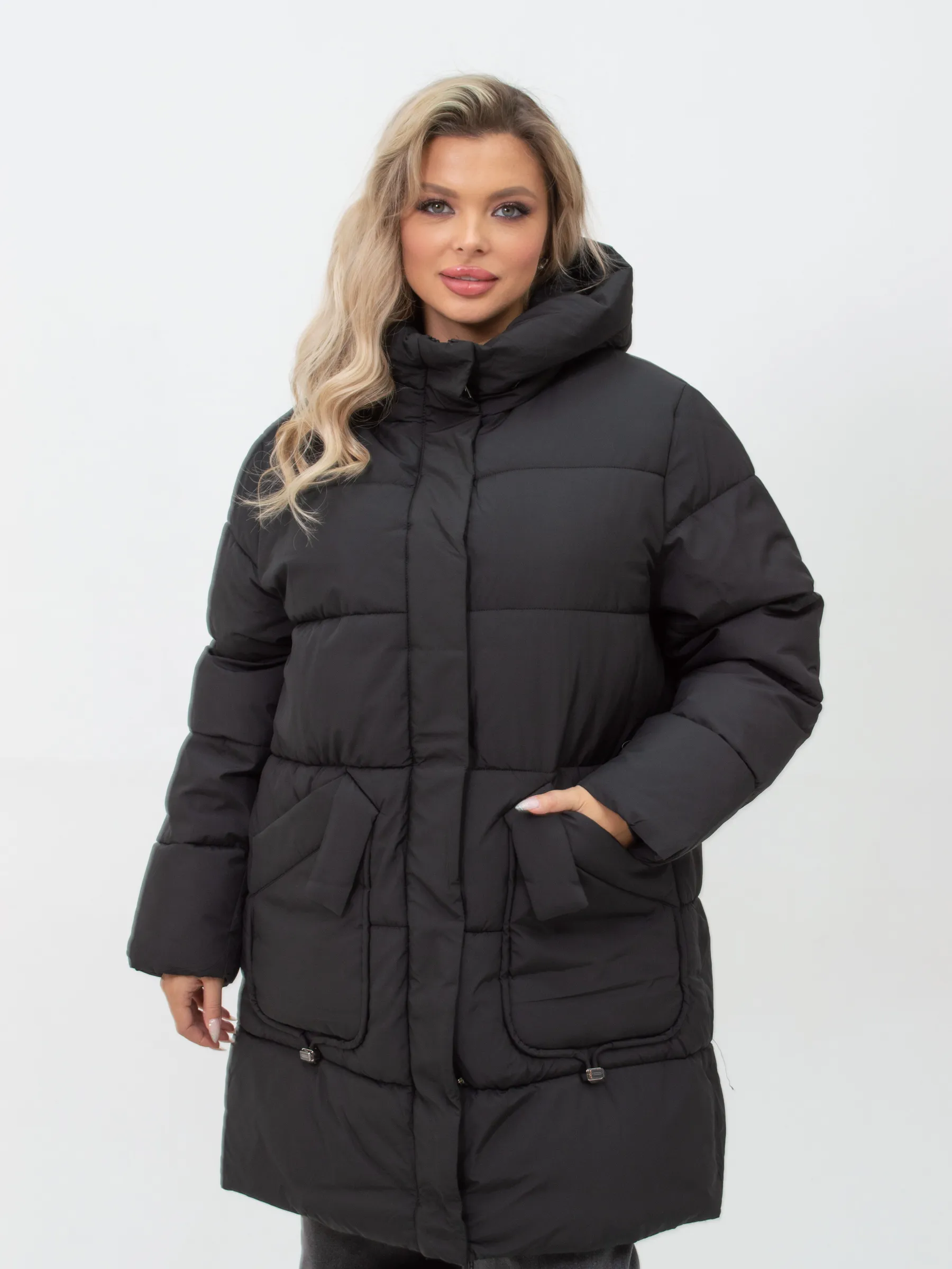 Куртка зимняя большого размера