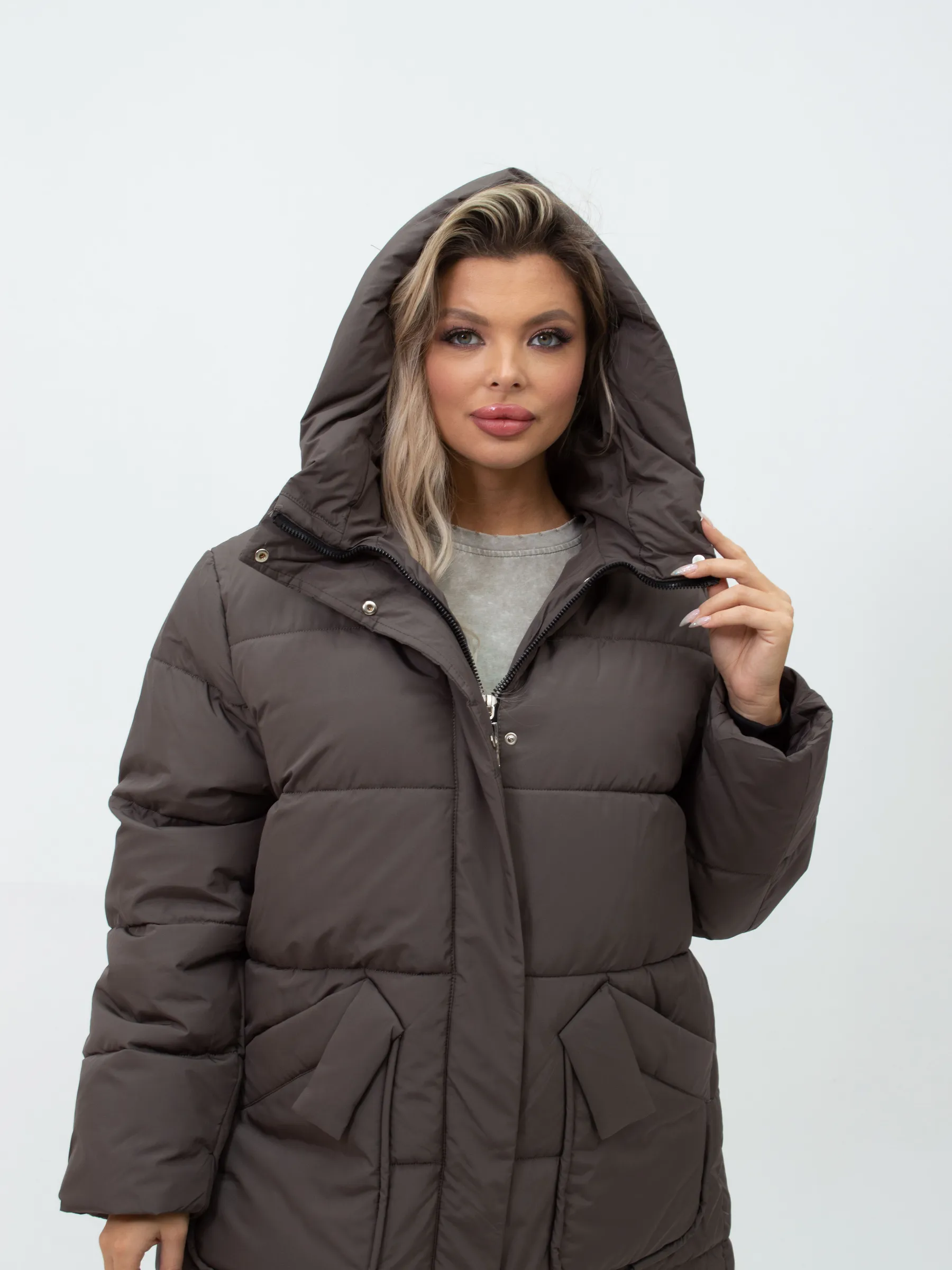 Куртка зимняя большого размера