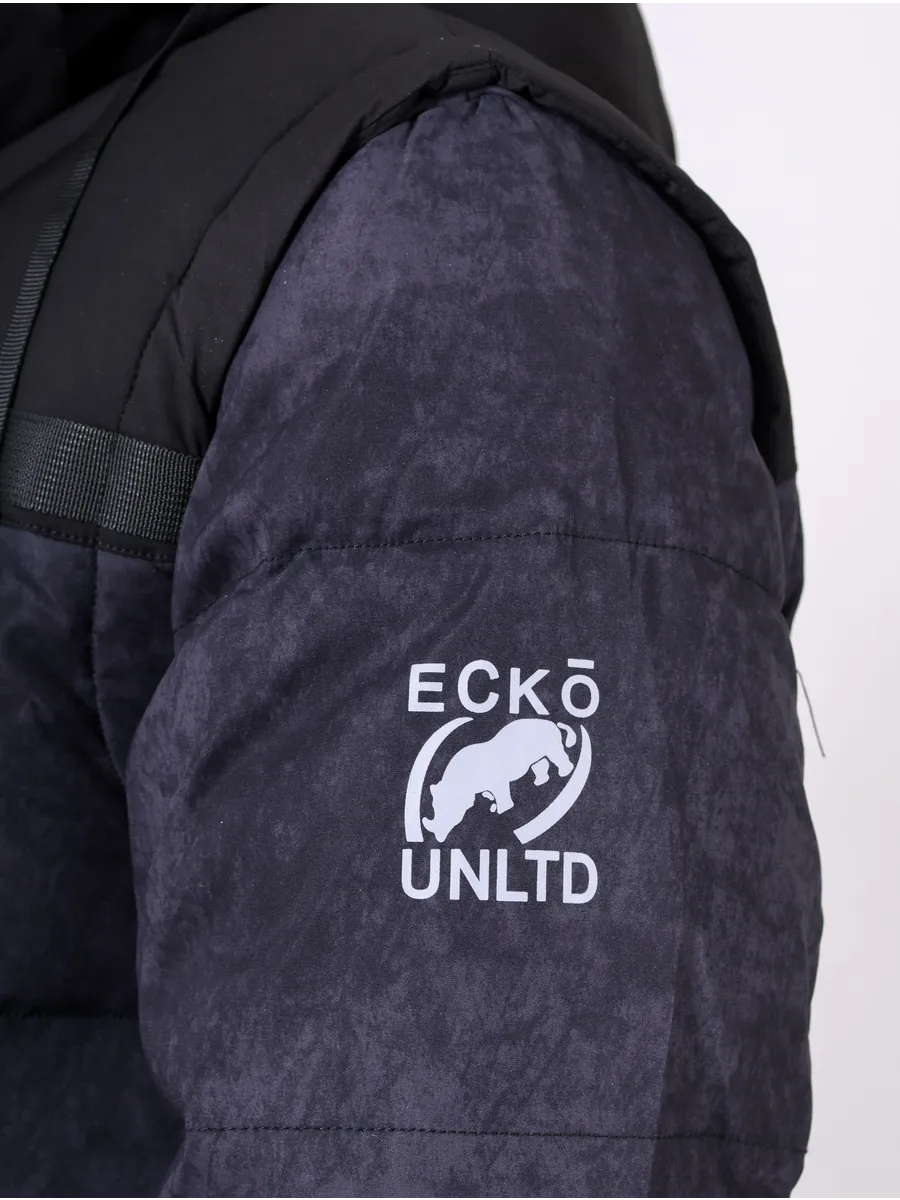 Куртка зимняя мужская короткая с капюшоном молодежная