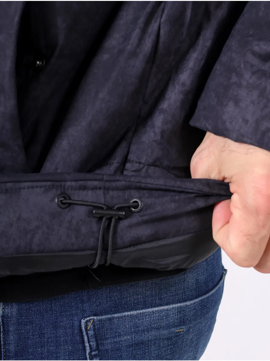 Куртка зимняя мужская короткая с капюшоном молодежная