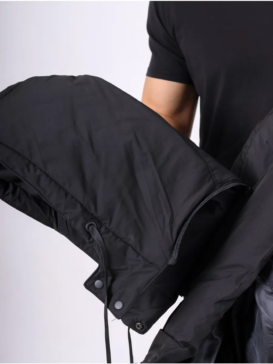 Куртка зимняя мужская короткая с капюшоном молодежная