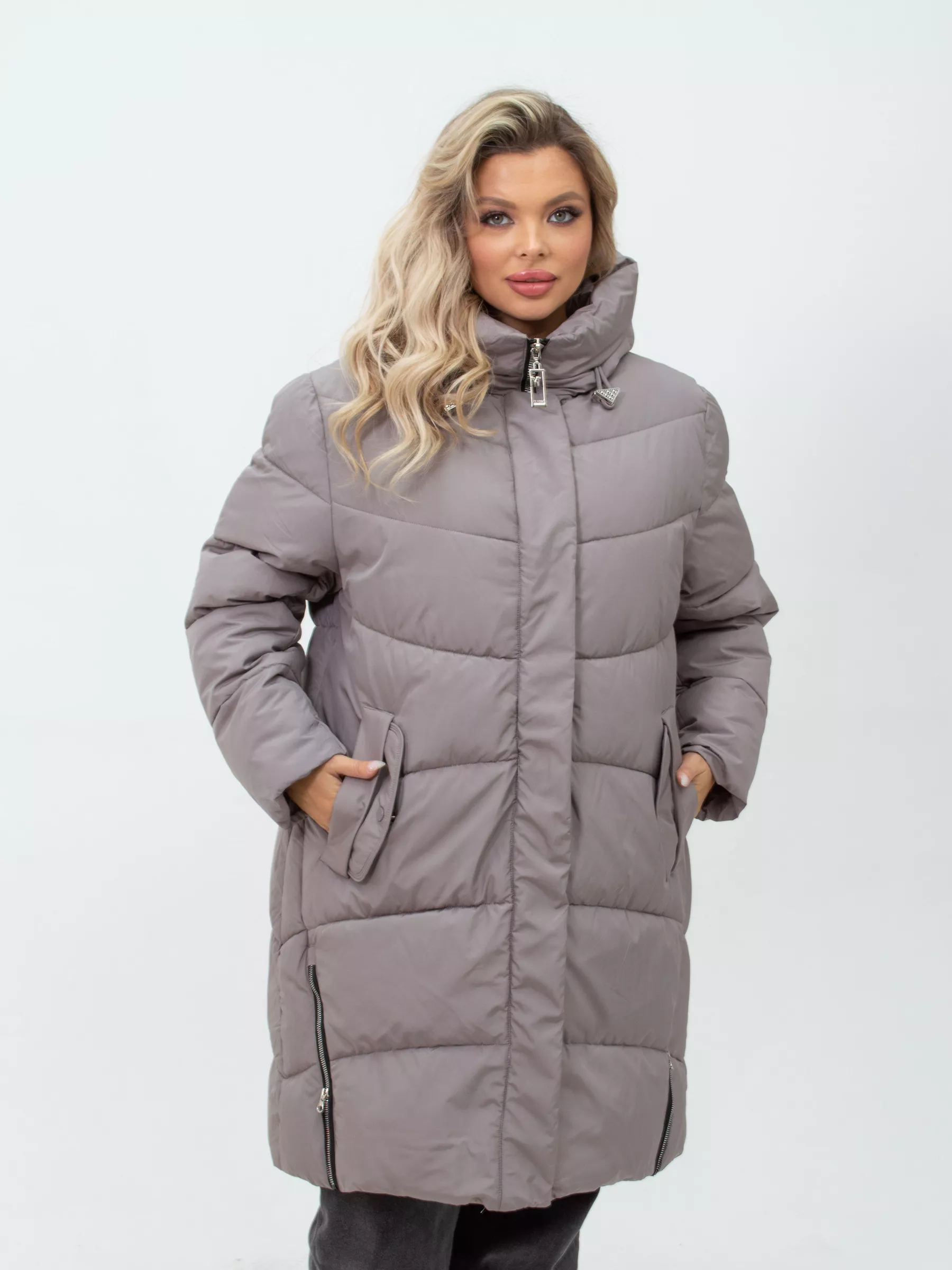 Куртка зимняя большого размера