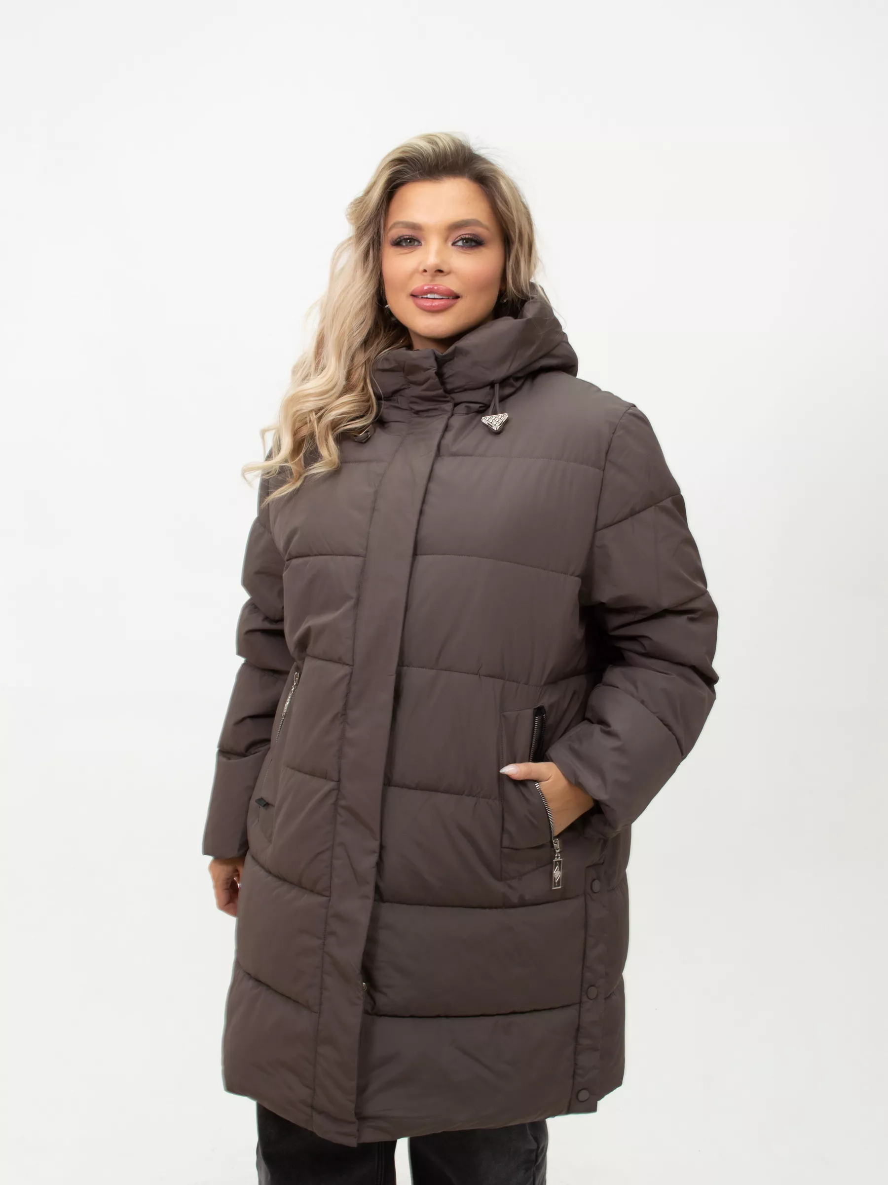 Куртка зимняя большого размера