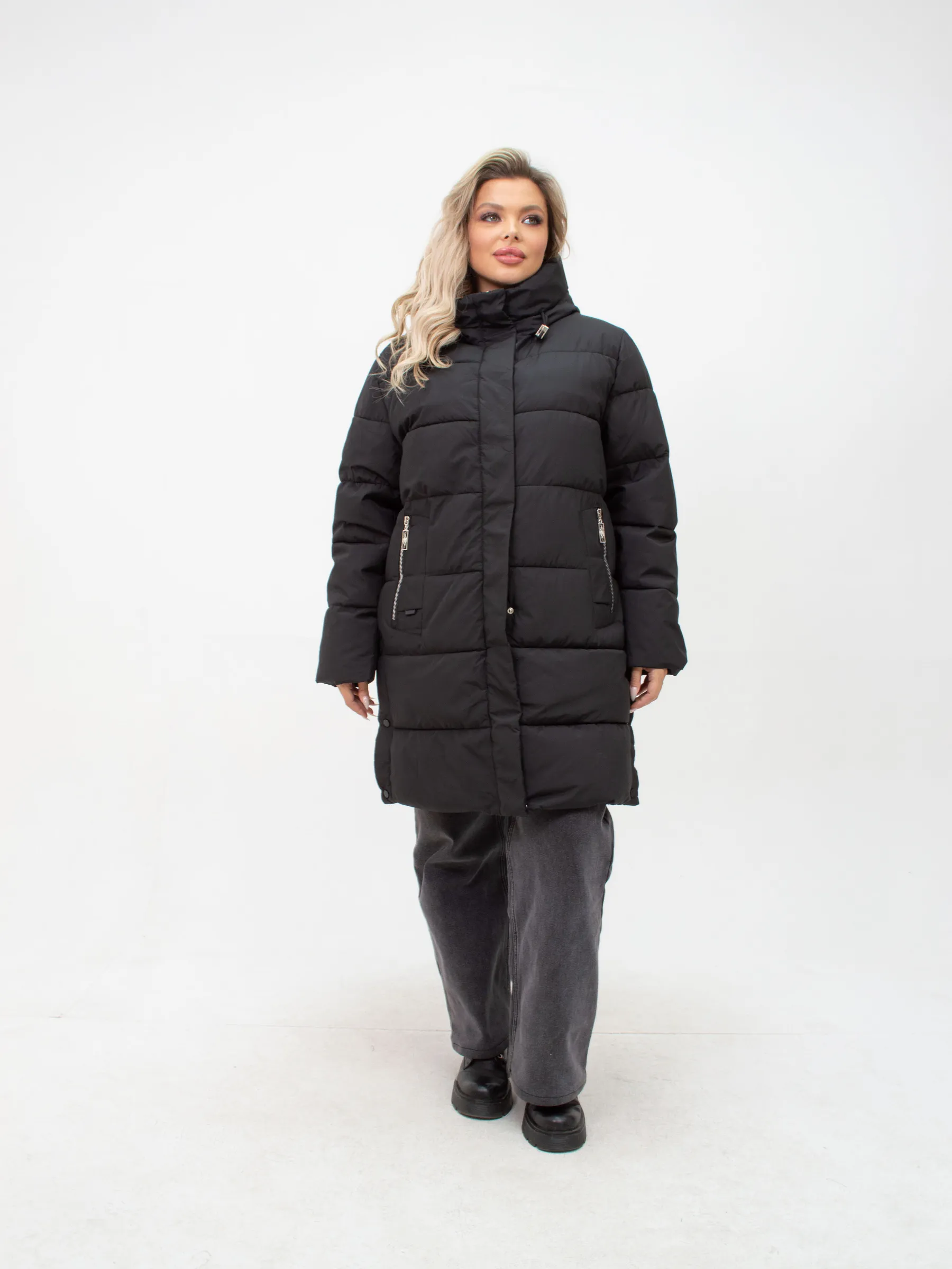 Куртка зимняя большого размера