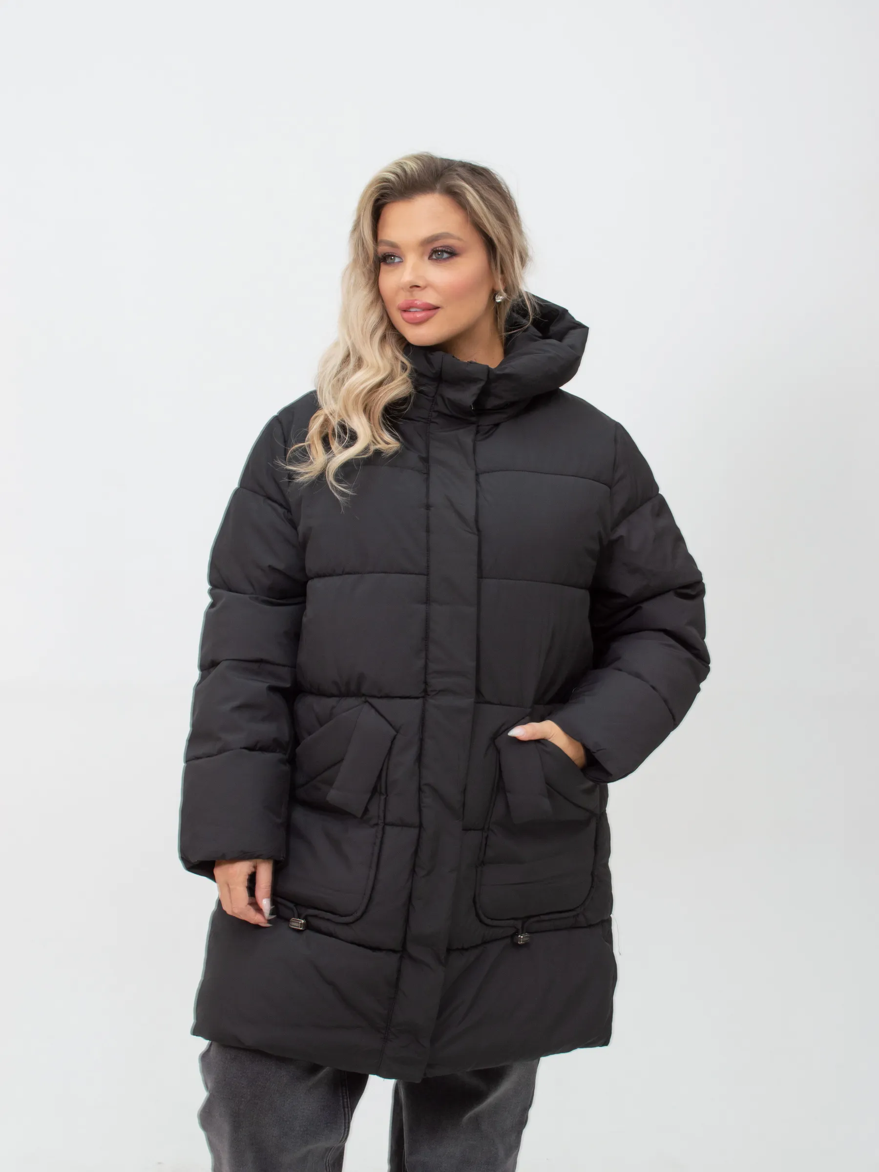 Куртка зимняя большого размера