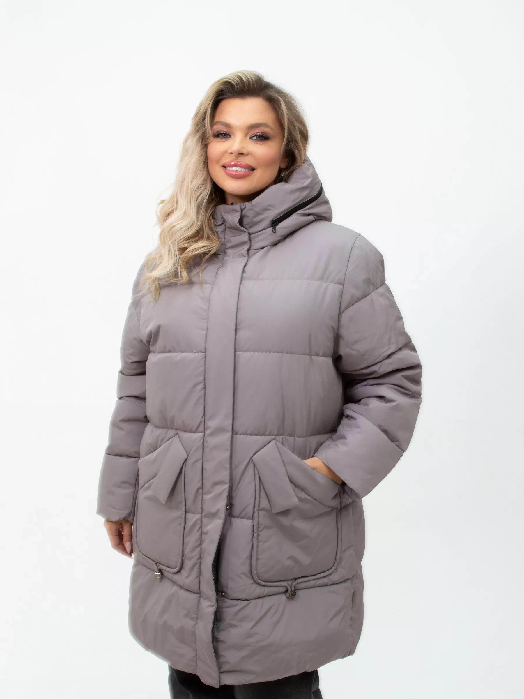 Куртка зимняя большого размера