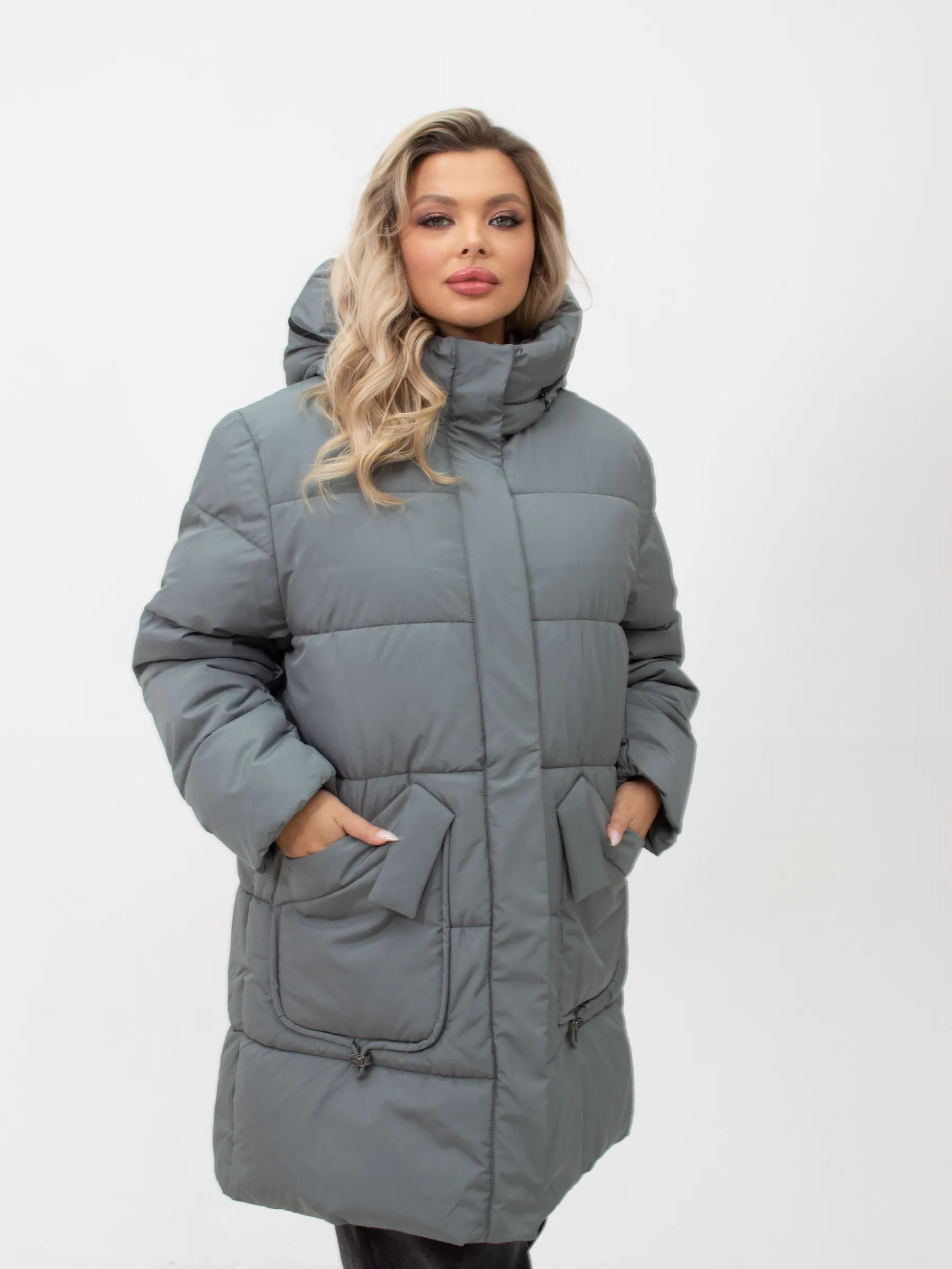 Куртка зимняя большого размера