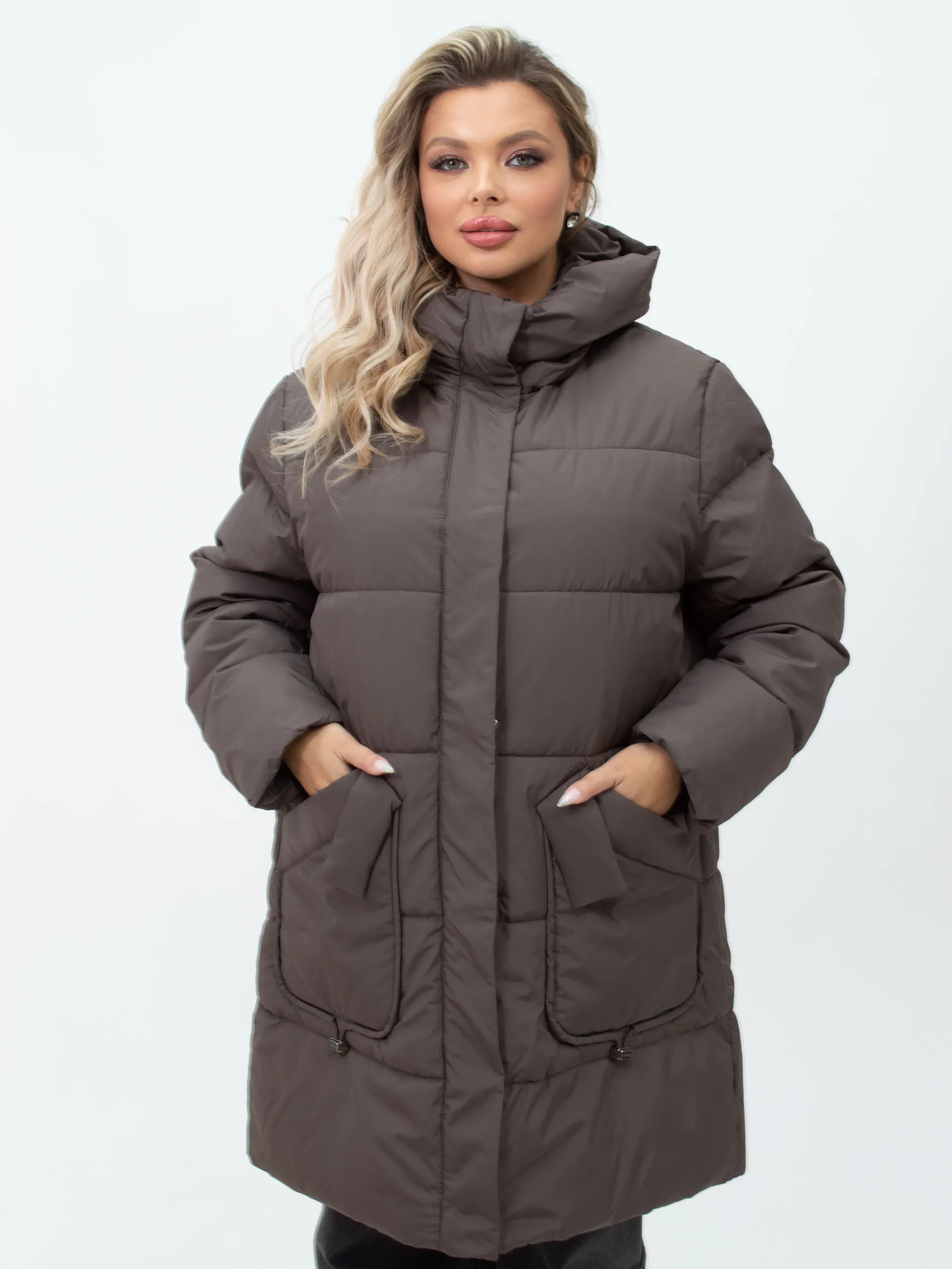 Куртка зимняя большого размера