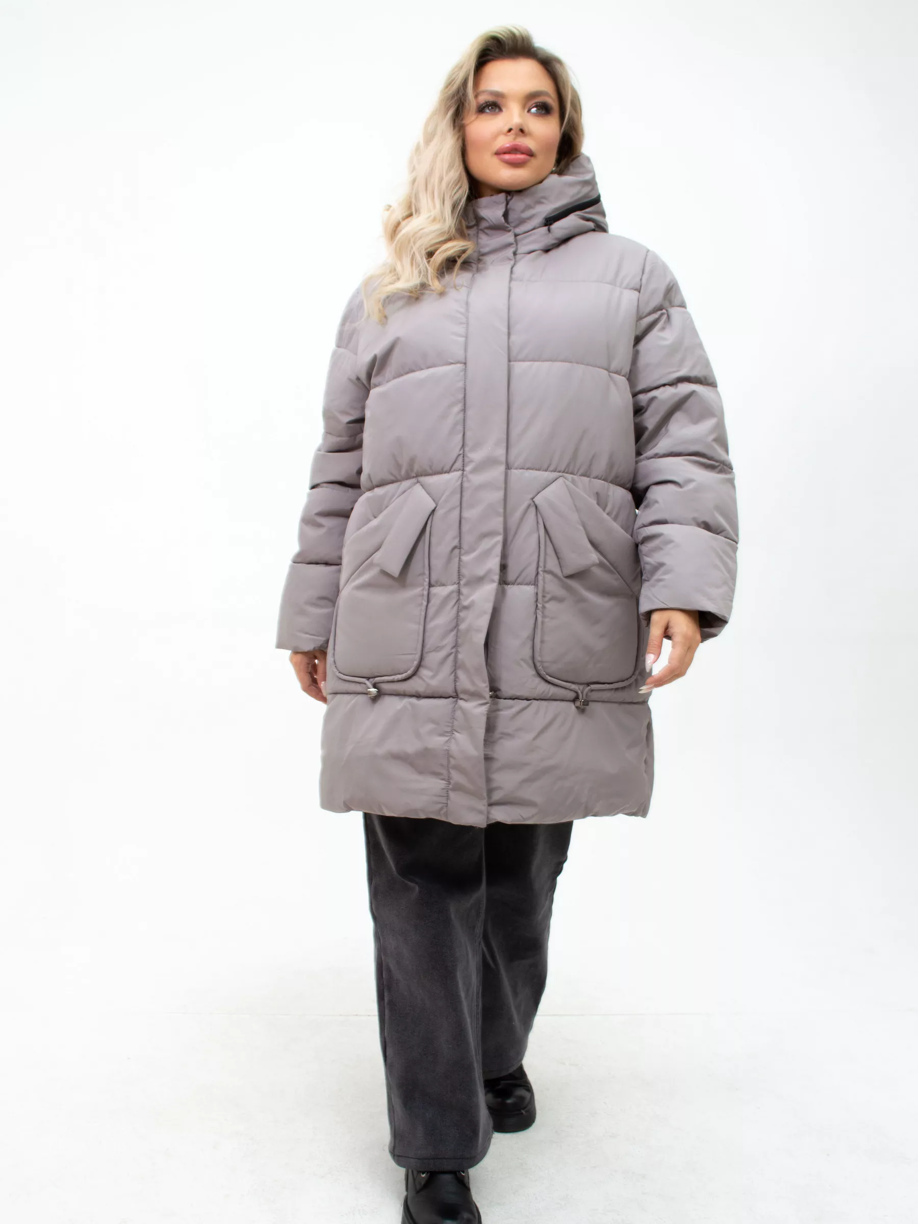 Куртка зимняя большого размера