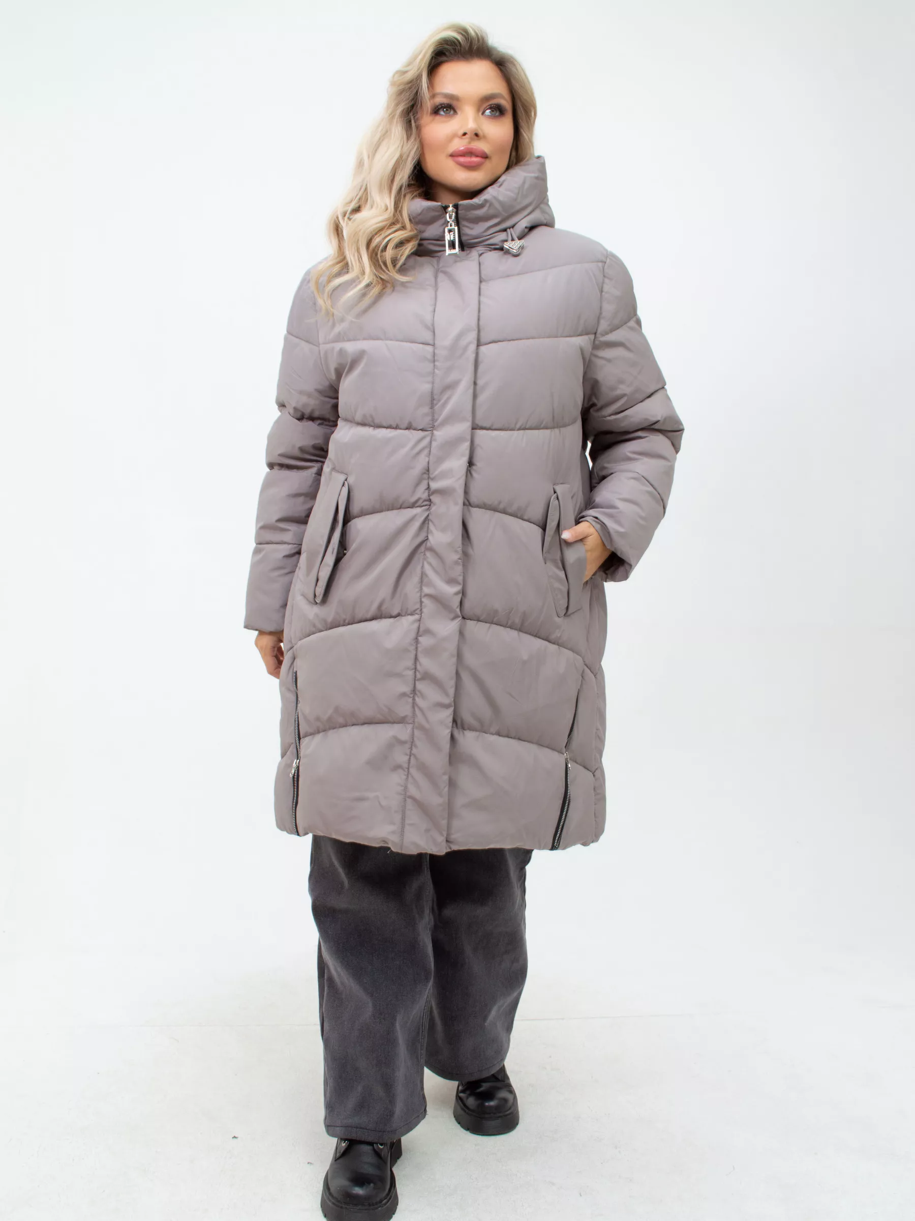 Куртка зимняя большого размера