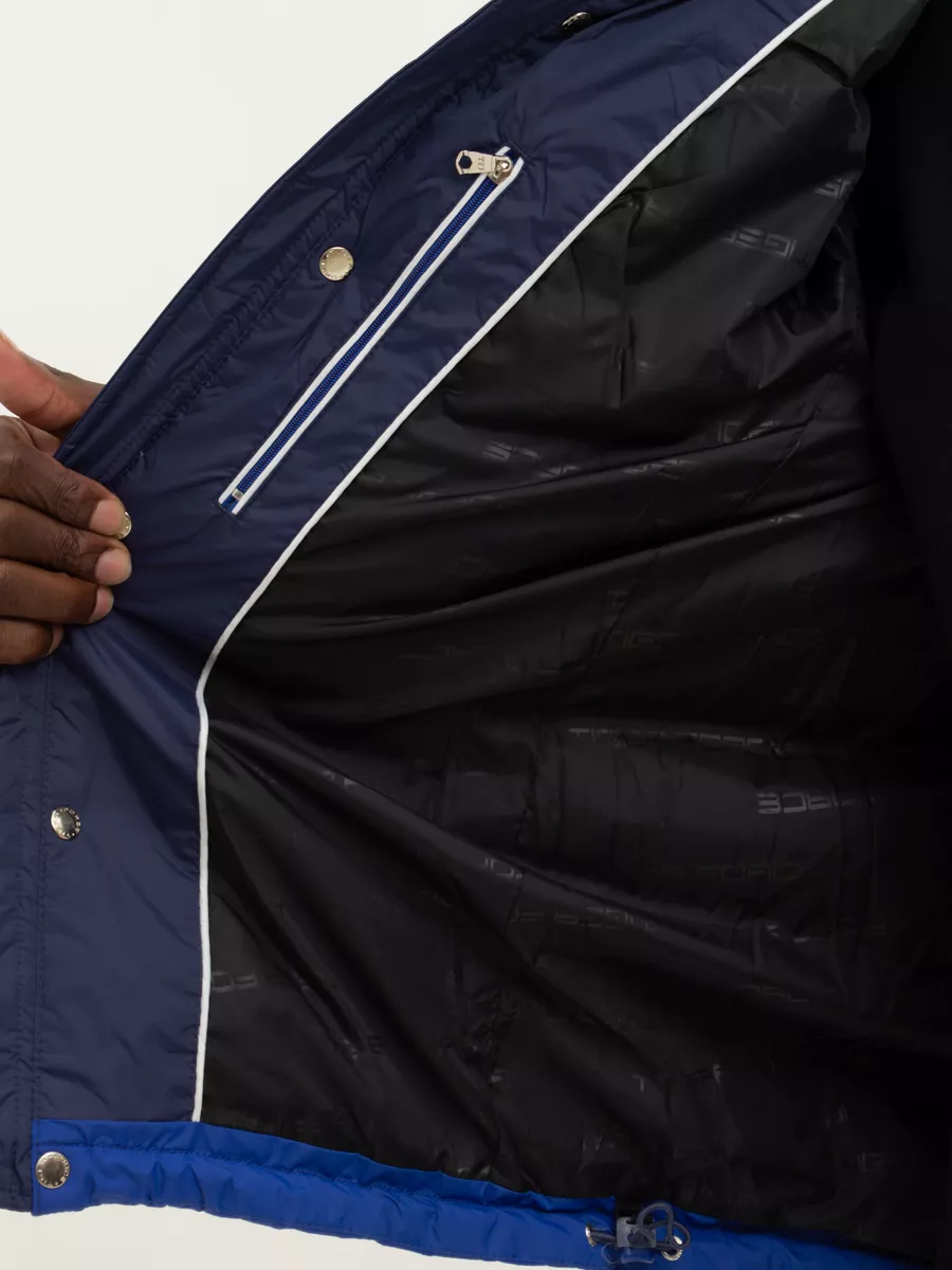 Куртка зимняя короткая с капюшоном пуховик