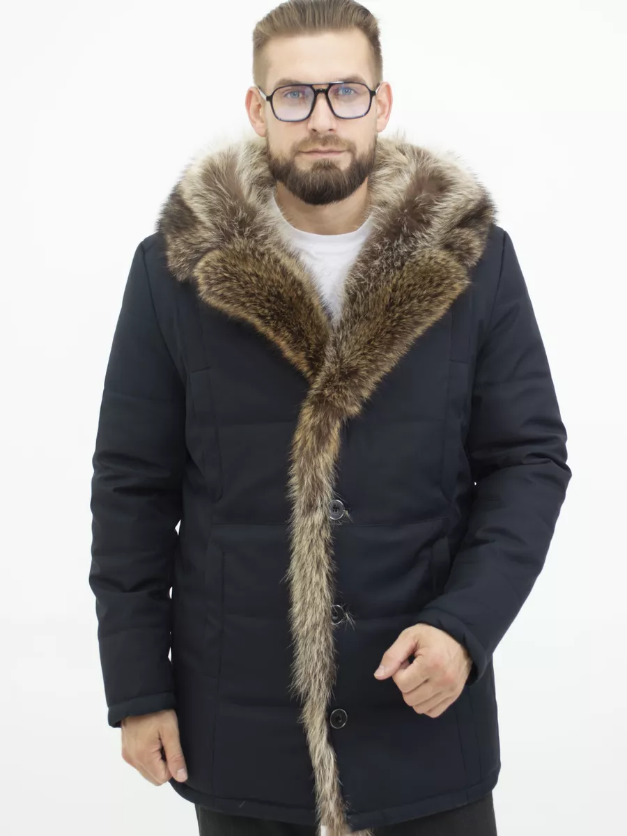 Куртка зимняя с натуральным мехом