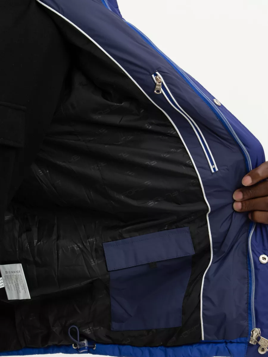 Куртка зимняя короткая с капюшоном пуховик