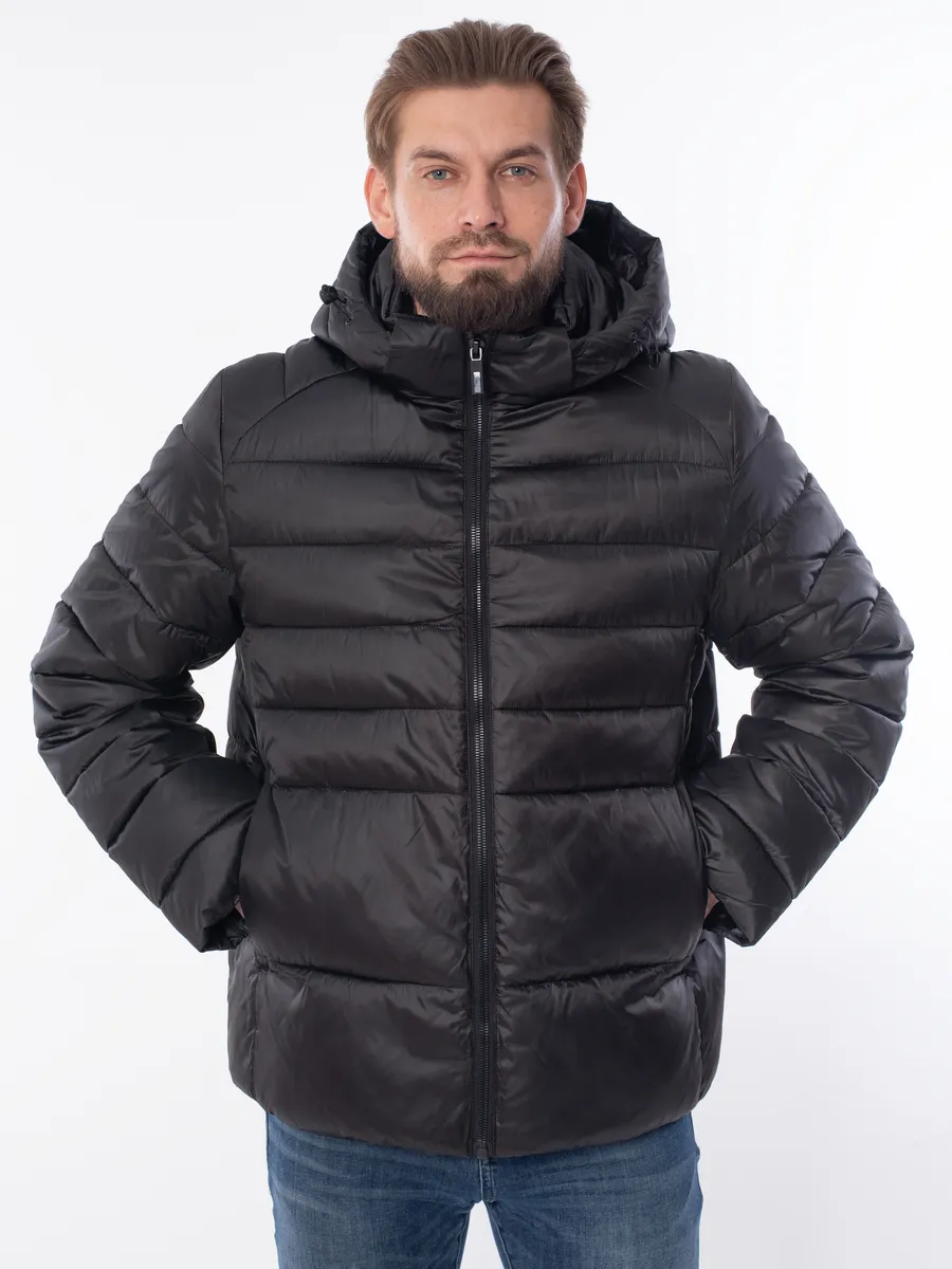 Куртка зимняя мужская короткая спортивная