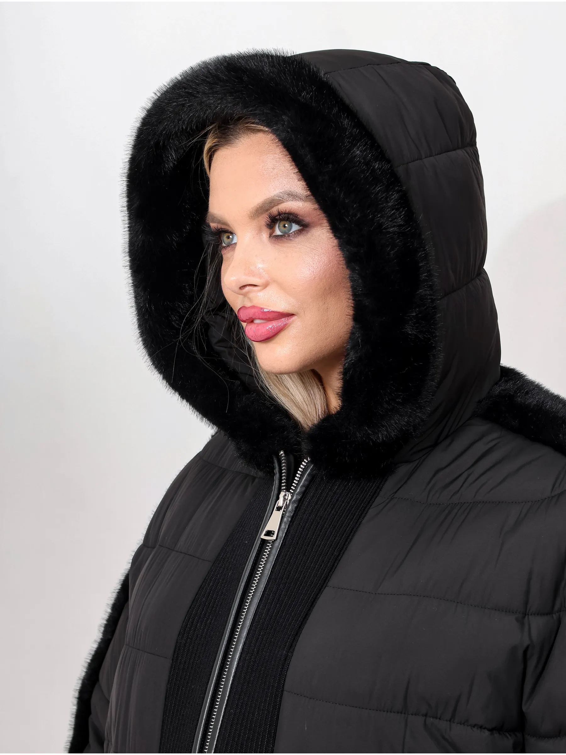 Шуба женская искусственная из эко меха, короткая куртка