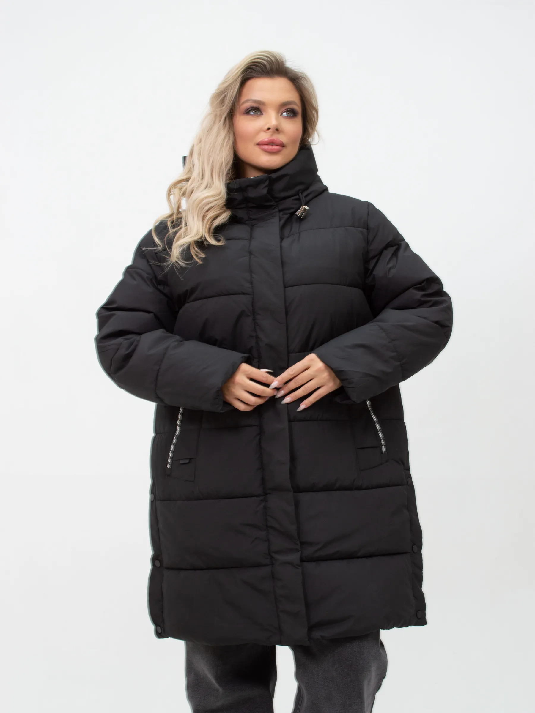 Куртка зимняя большого размера