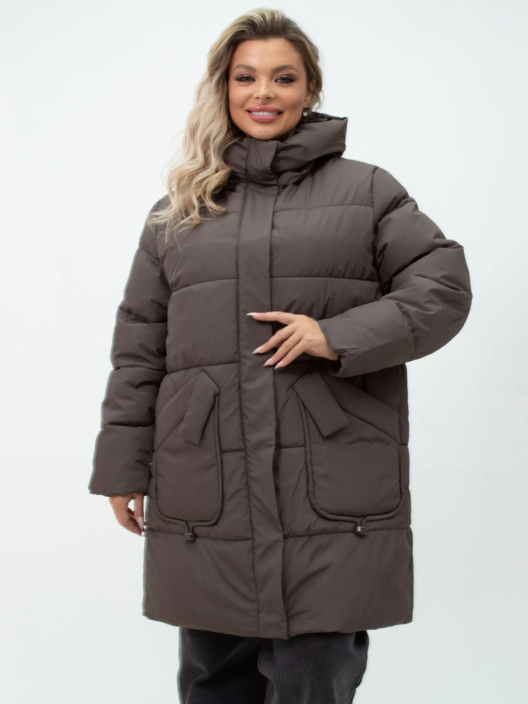 Куртка зимняя большого размера